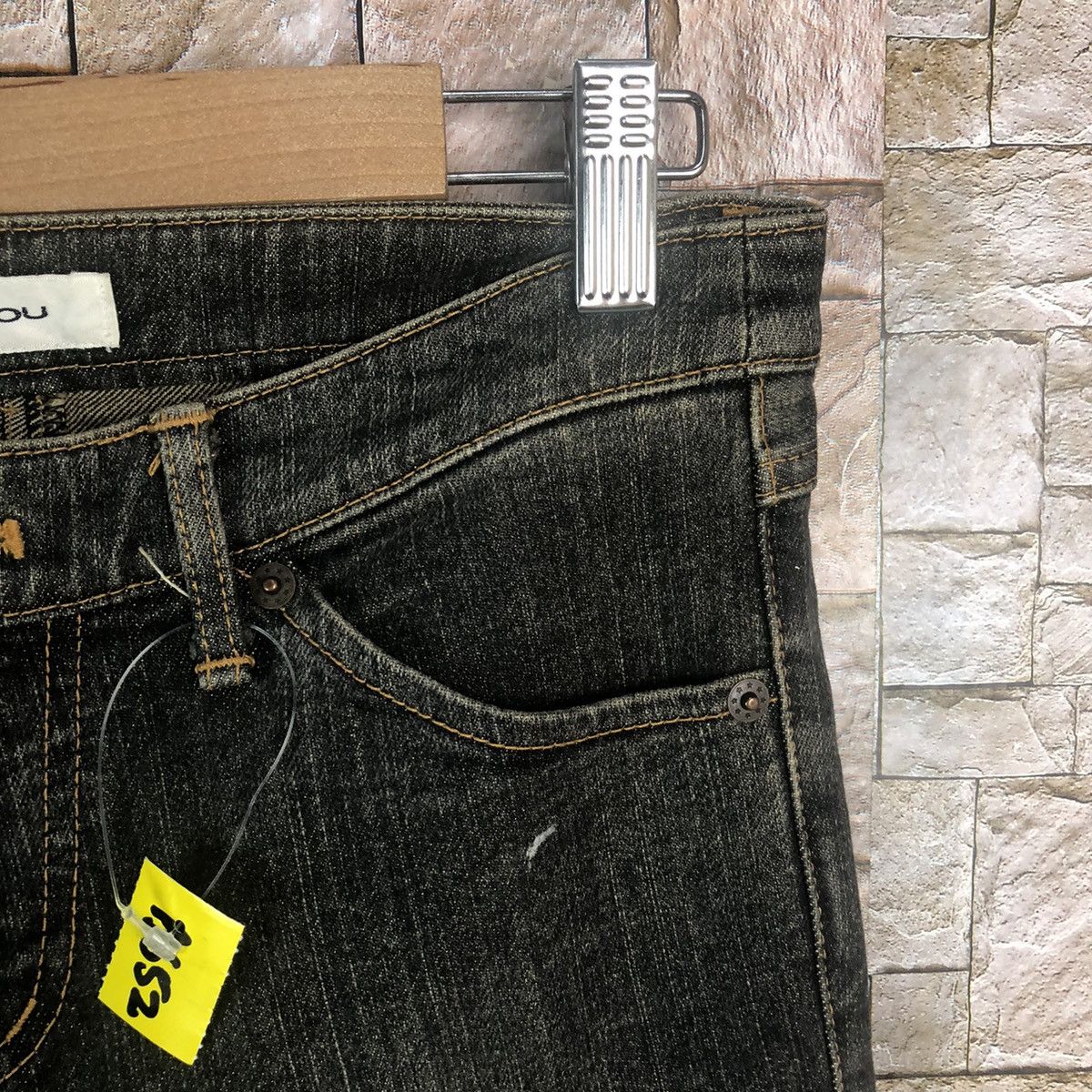 Japanese Brand VivaYou Black ripped distressed Denim Pants #A652 Size 28" / US 6 / IT 42 - 9 Thumbnail