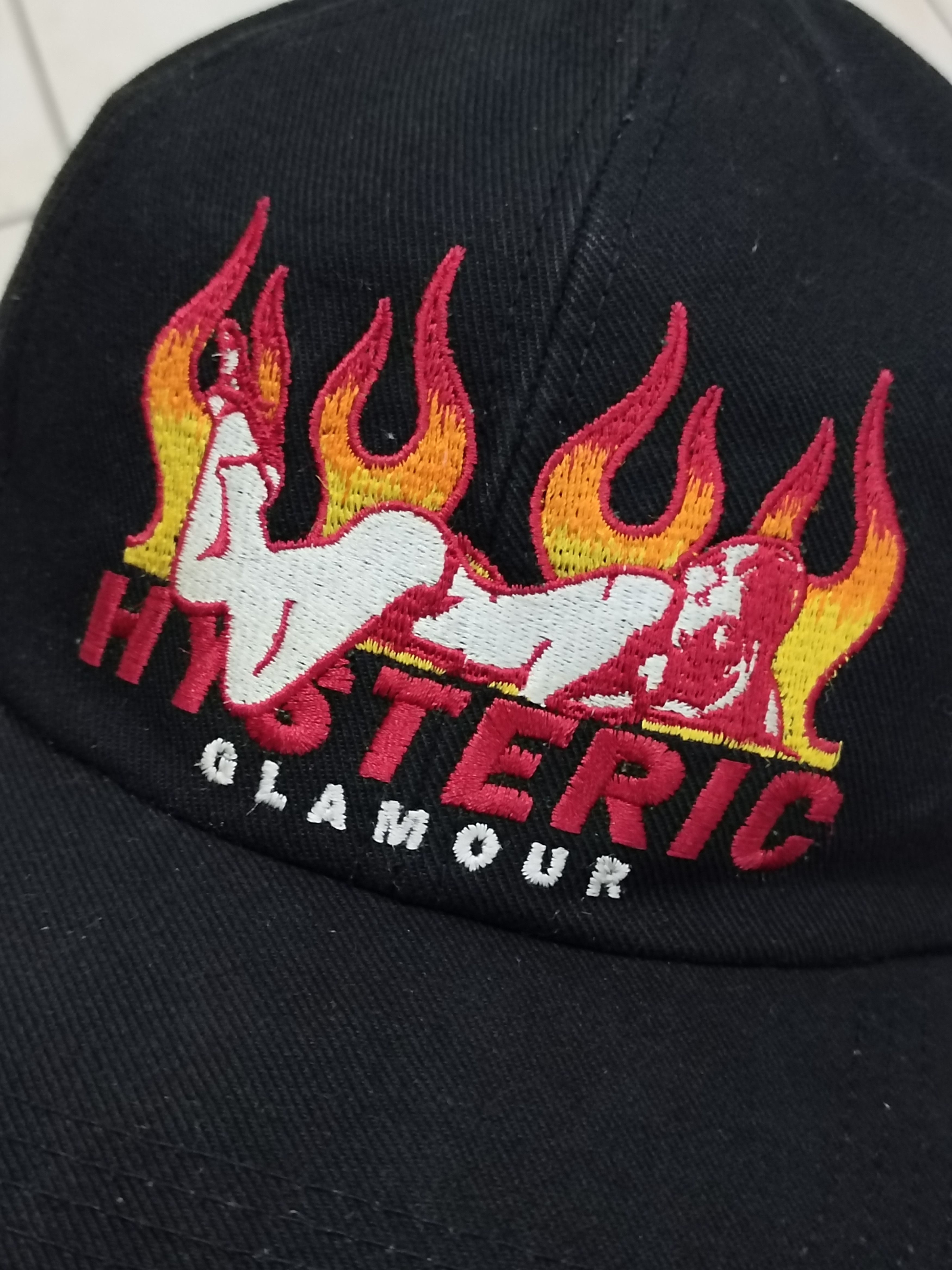 Designer × Hysteric Glamour × Japanese Brand Hysteric Glamour Flames Naked Girl Cap Size ONE SIZE - 3 Thumbnail