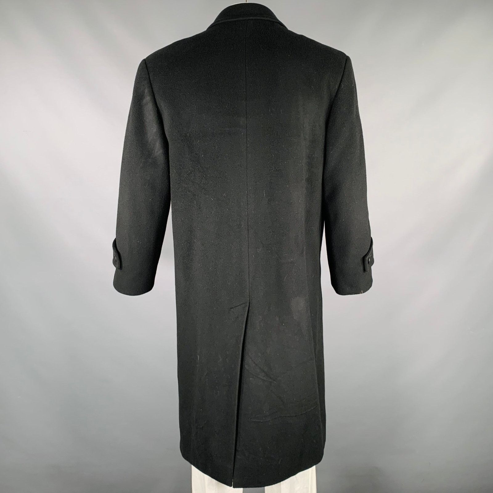 Other BILLY BLUE Size 48 Black Cashmere Single Breasted Coat Size US XXL / EU 58 / 5 - 3 Thumbnail