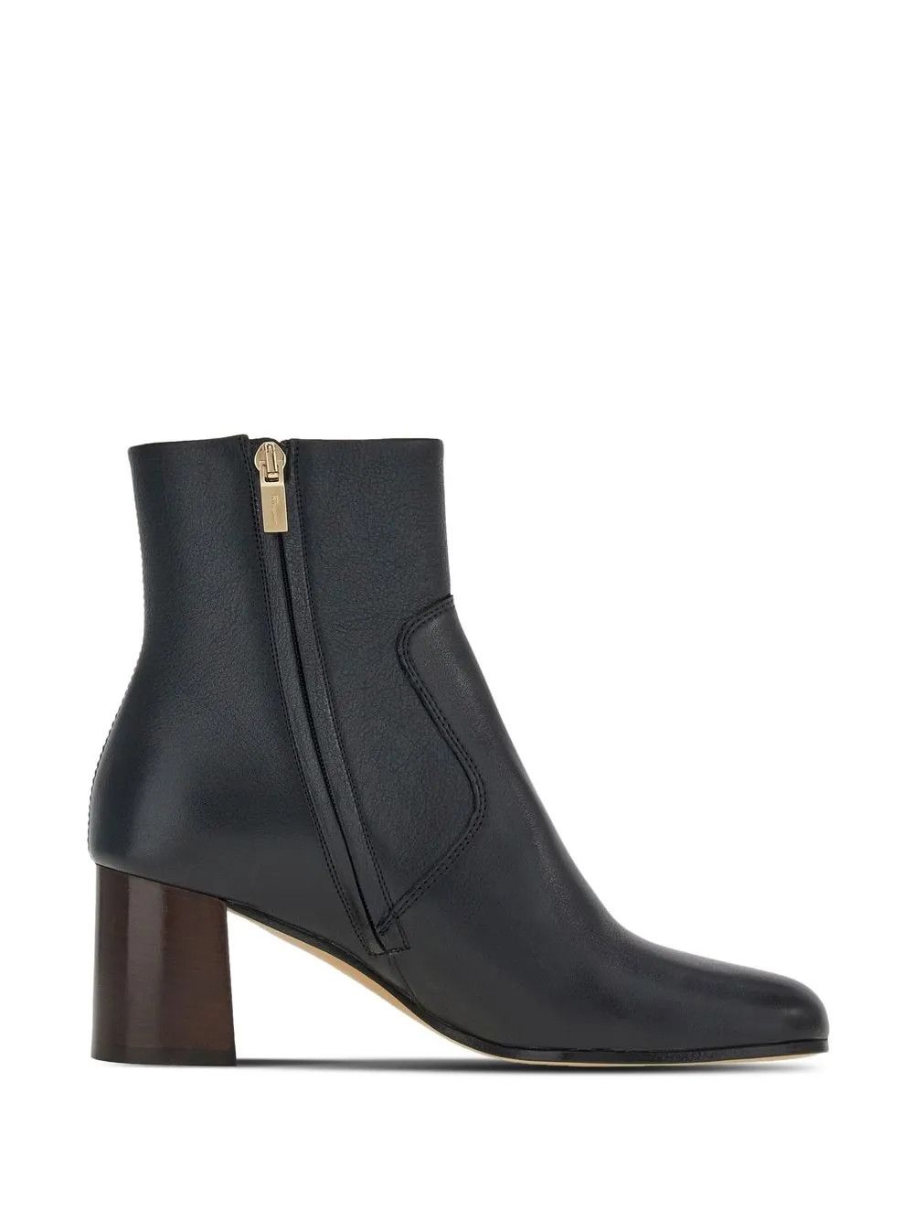 Salvatore Ferragamo o1y0326 Ankle Boots in Black Size US 7 / IT 37 - 4 Thumbnail