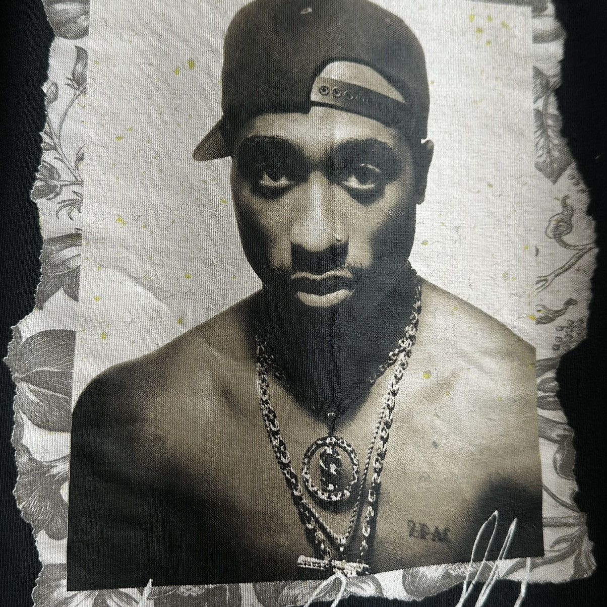 Band Tees × Rap Tees × Vintage VINTAGE 2PAC SHAKUR TUPAC RAP GRAPHIC TEE Size US L / EU 52-54 / 3 - 3 Thumbnail