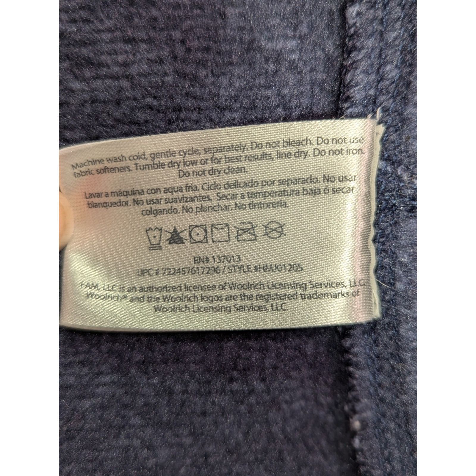 Woolrich Woolen Mills Woolrich Mens XL Blue Fleece 1/4 Snap Knit Pullover Size US XL / EU 56 / 4 - 7 Thumbnail