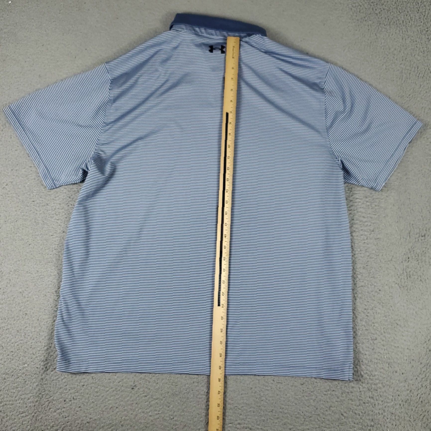 Under Armour Under Armour Polo Shirt Mens 2XL Blue Striped Short Sleeve Polo Shirt Mens 2XL Blue Striped Short Sleeve Size US XXL / EU 58 / 5 - 7 Thumbnail