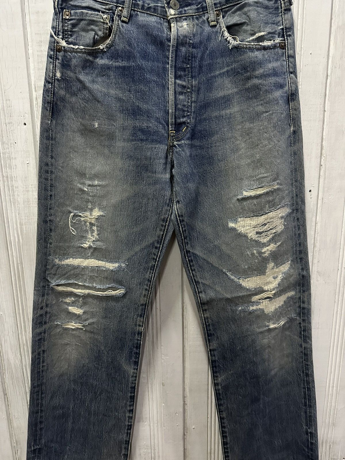 Levi's W30 L31 🔥90’s Vintage LEVI’S 503B Jeans Selvedge Distressed Size US 30 / EU 46 - 2 Thumbnail