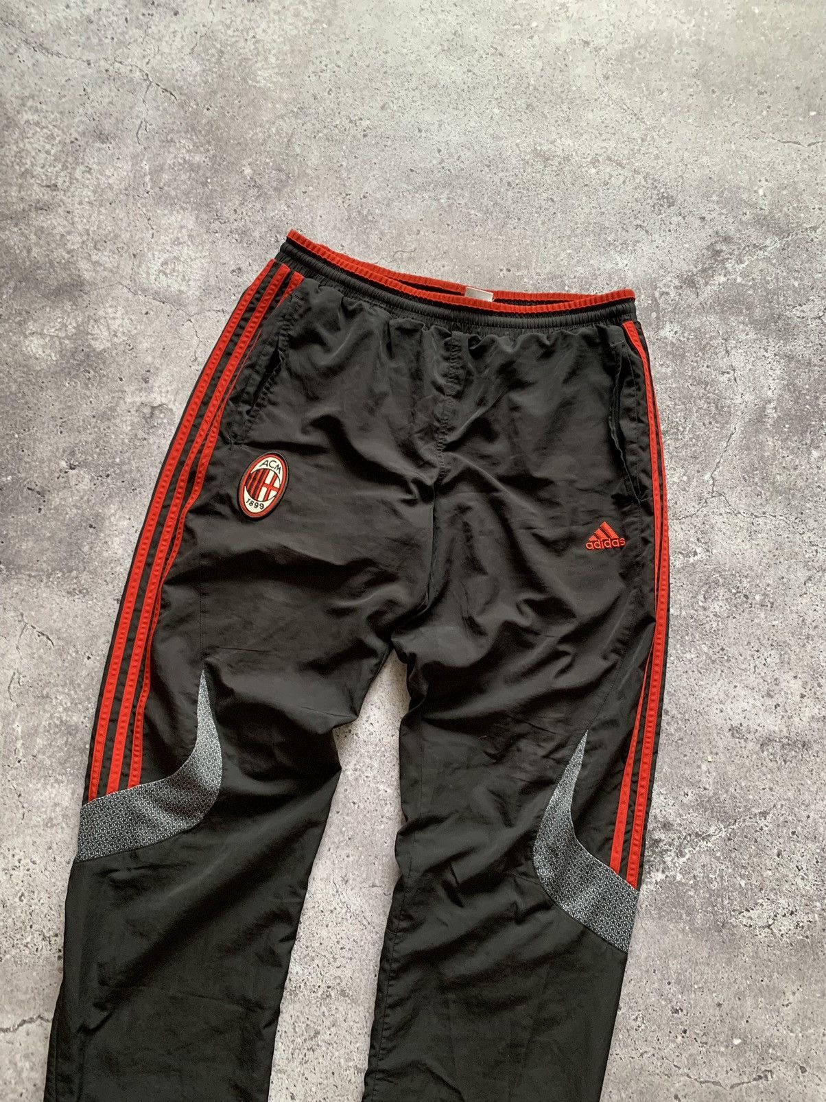 Vintage 🔥VINTAGE ADIDAS AC MILAN TRACK SUIT 00’s BLOCKCORE STYLE Size US M / EU 48-50 / 2 - 9 Thumbnail