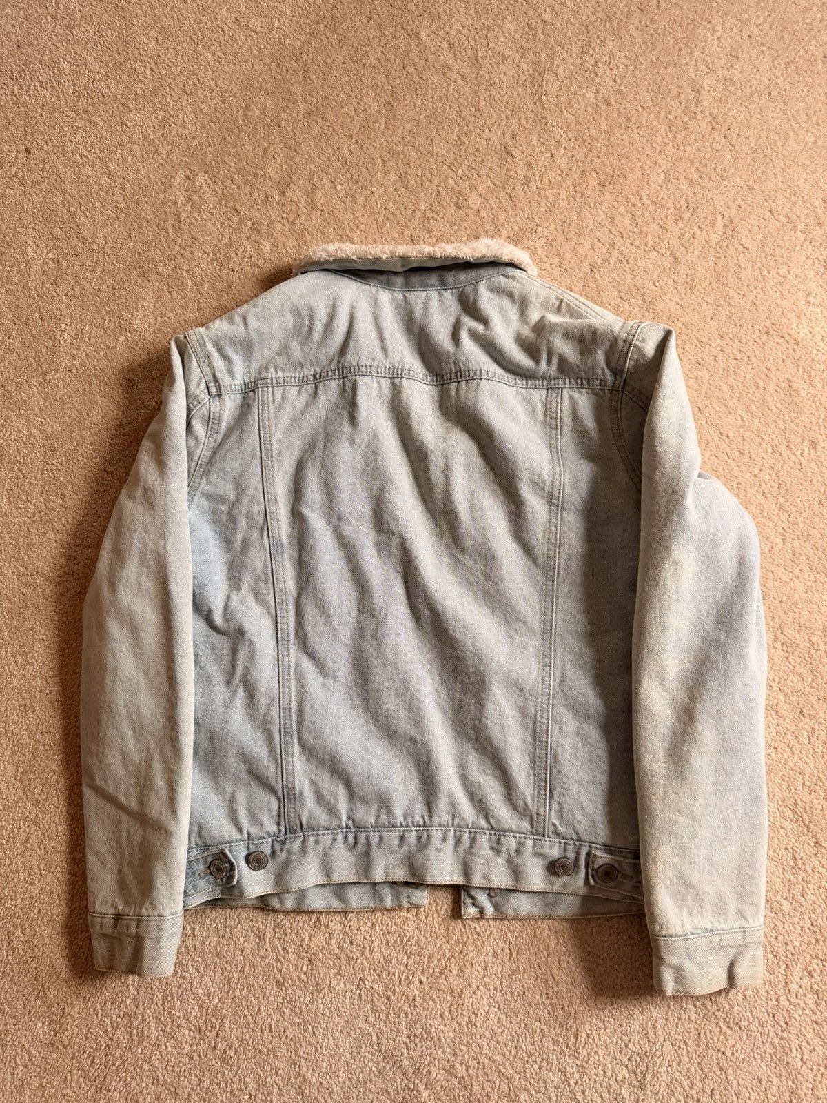 Other Sunrise kingdom mens sherpa denim trucker jacket size S Size US S / EU 44-46 / 1 - 3 Thumbnail