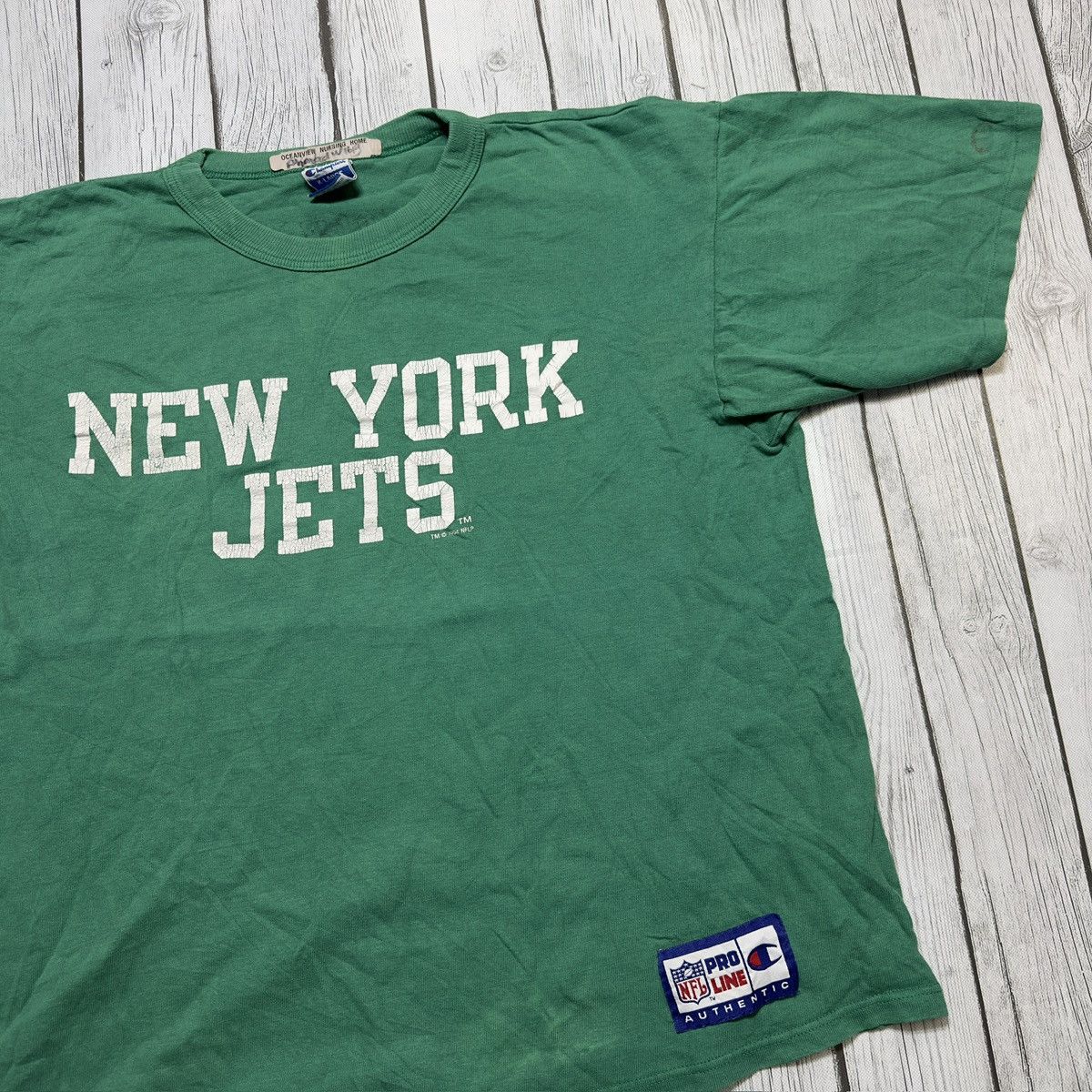 Champion × NFL × Vintage Vintage New York Jets tee Size US XL / EU 56 / 4 - 3 Thumbnail