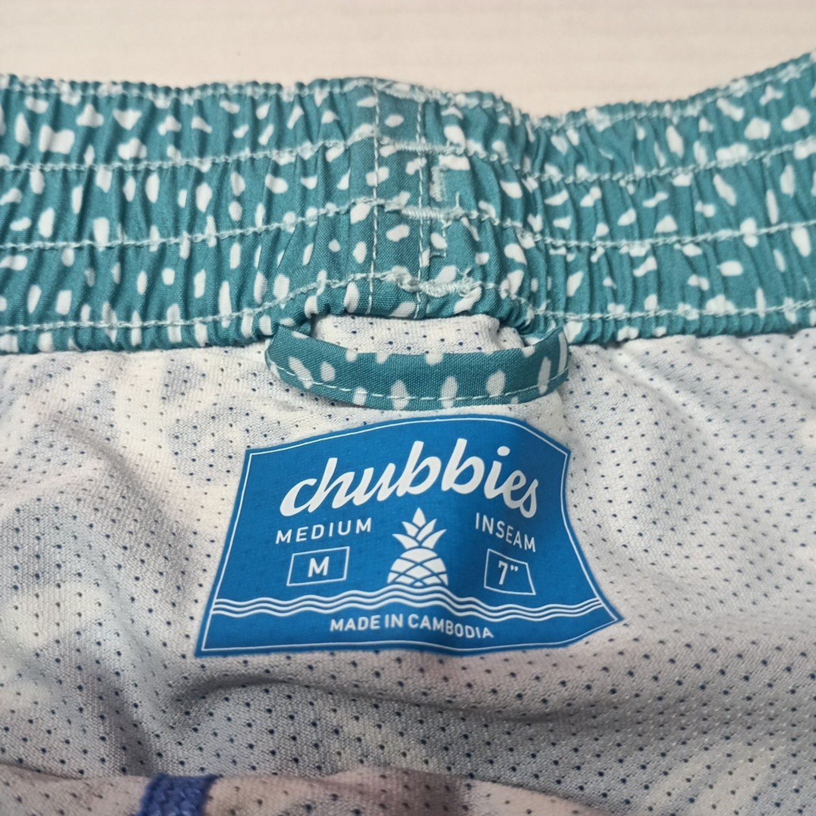 Chubbies Chubbies The Whale Sharks 7" Inseam Swim Trunks Liner Mens M Size US 29 - 4 Thumbnail