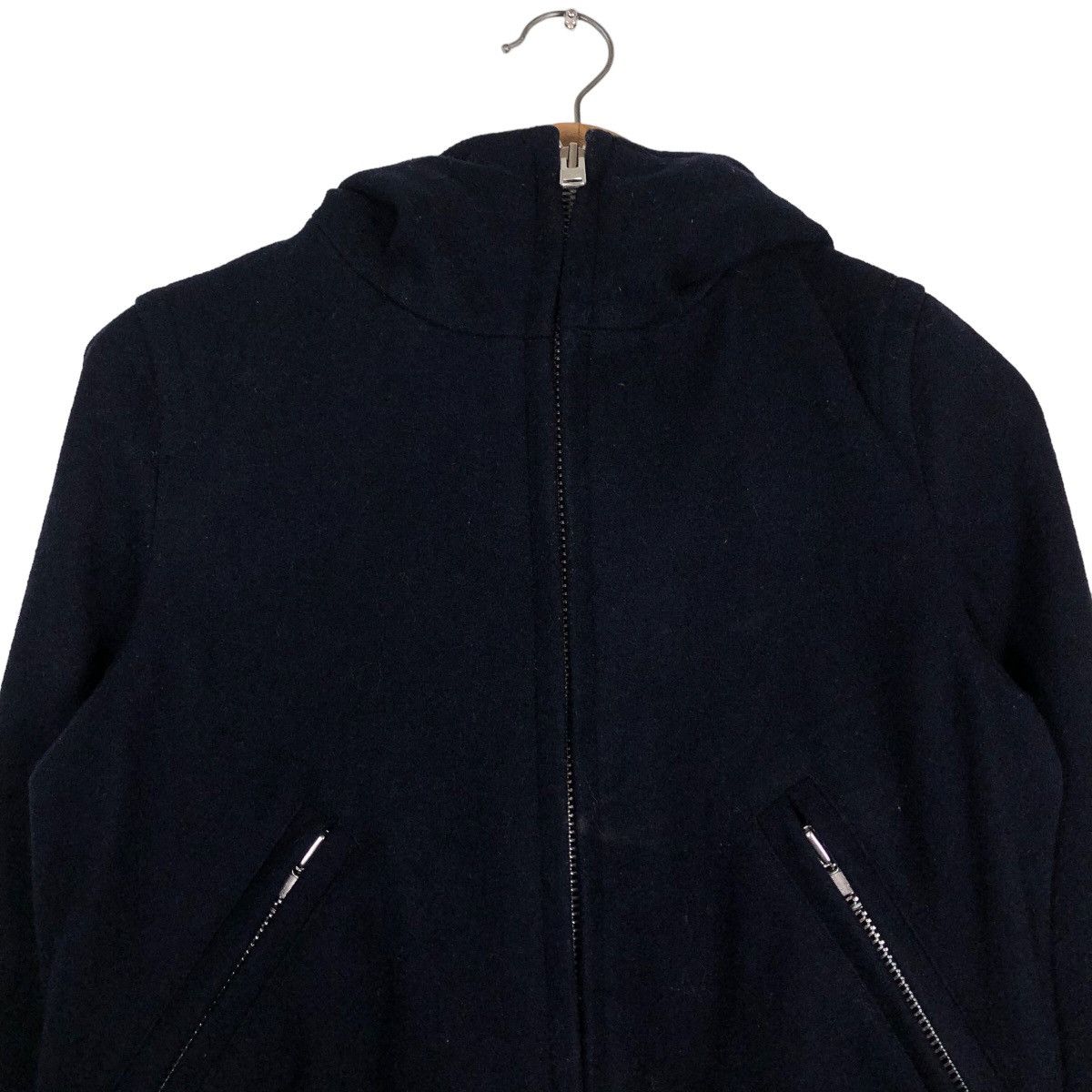 Issey Miyake 🔥Cropped Wool Biker Jacket Sunaokuwahara Issey Miyake Size US M / EU 48-50 / 2 - 3 Thumbnail
