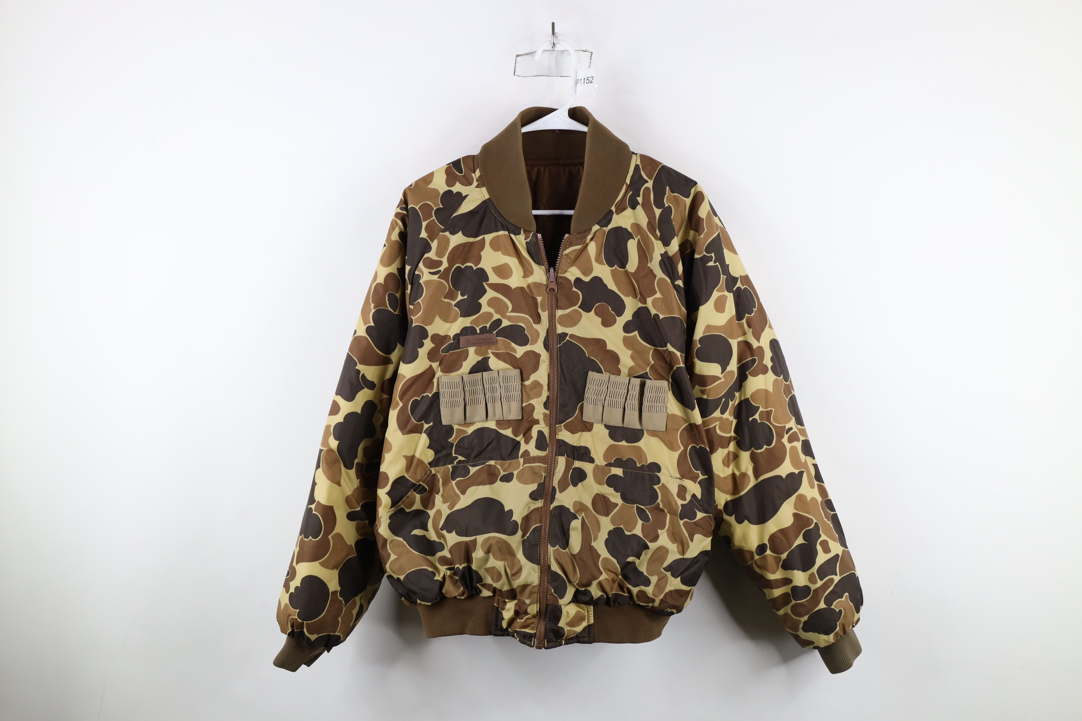 Columbia × Vintage Vintage 90s Columbia Reversible Puffer Bomber Jacket Coat Size US L / EU 52-54 / 3 - 1 Thumbnail