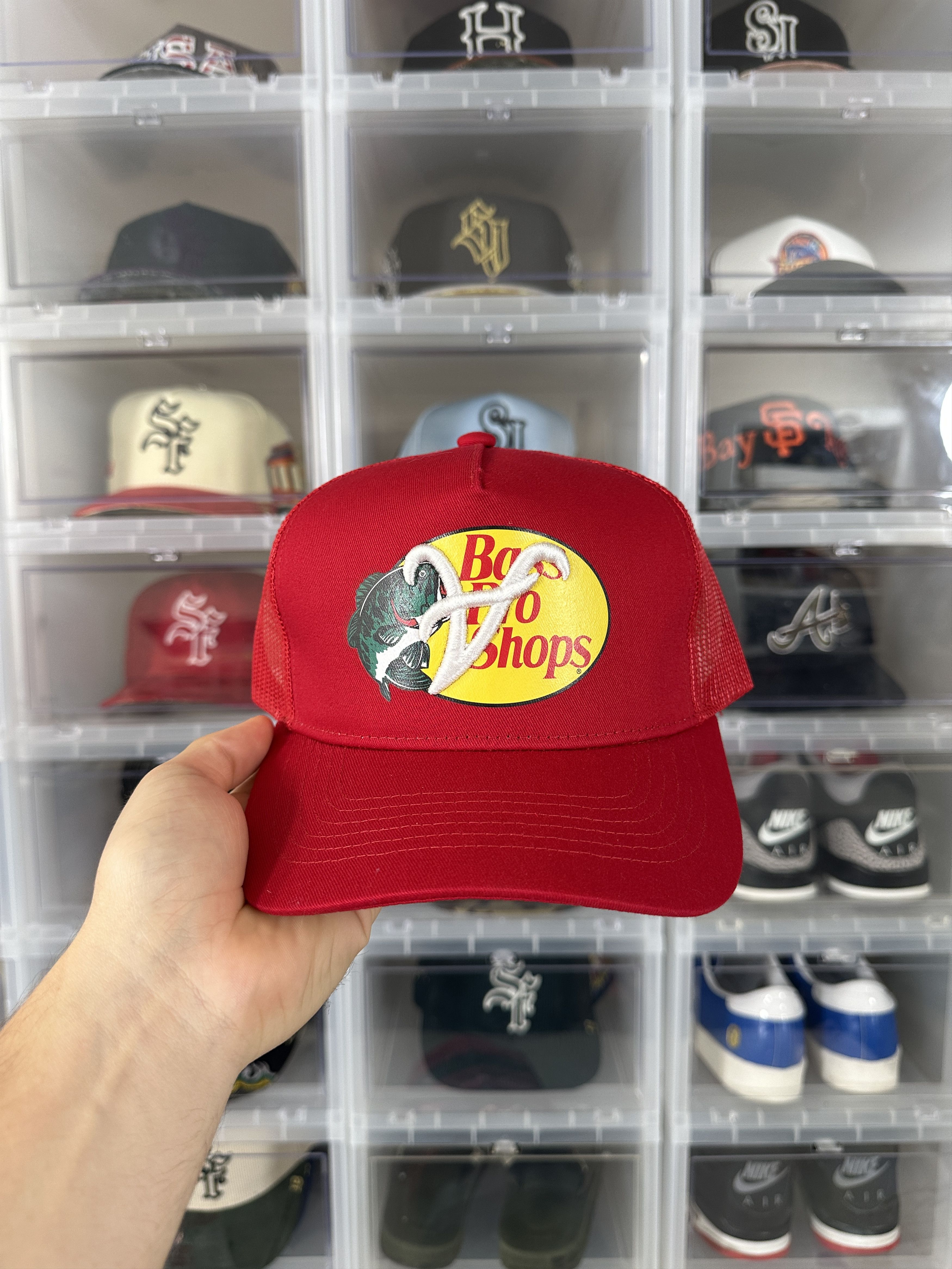 Bass Pro Shops Custom Embroidered Bass Pro Hat (Atlanta Braves) Size ONE SIZE - 2 Thumbnail