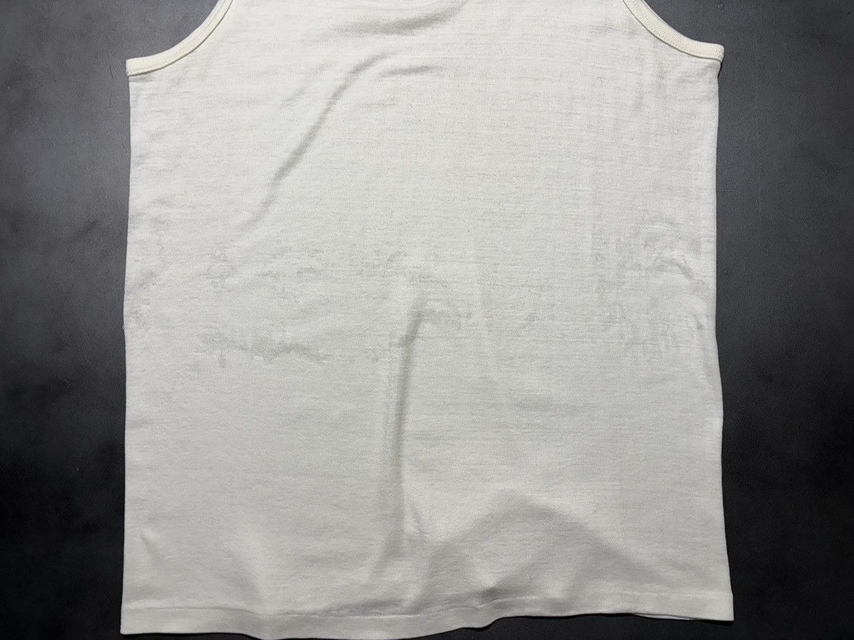 Vintage 1970s Military Undershirt Thrash Vintage Paper Thin Tank Top Size US XL / EU 56 / 4 - 12 Thumbnail