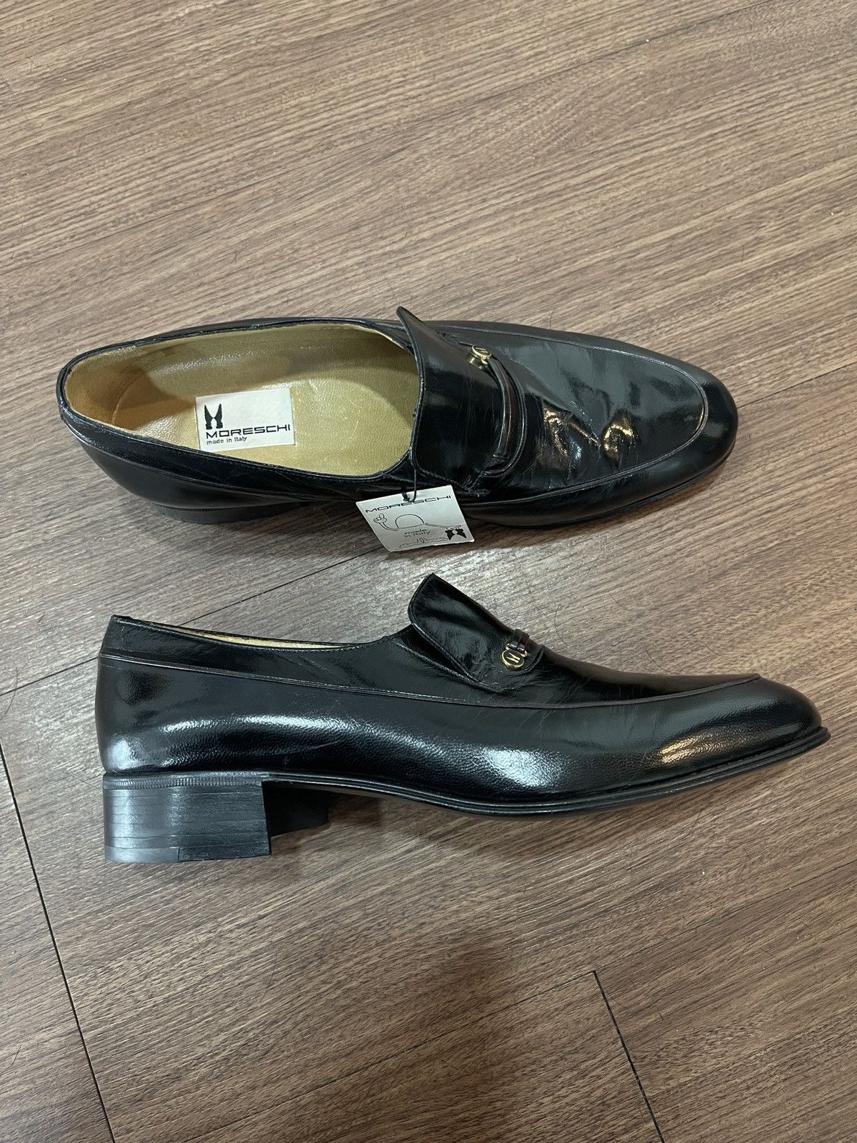 Moreschi MORESCHI Black Leather Loafers Size US 7.5 / EU 40-41 - 2 Thumbnail