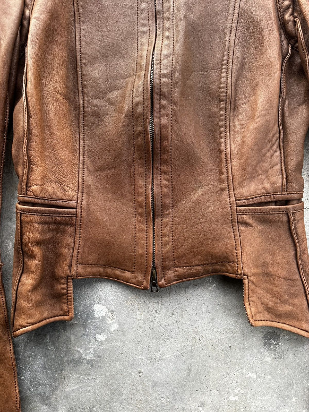 Isaac Sellam Experience Isaac Sellam Experience Leather Jacket Artisanal 00’s Size US S / EU 44-46 / 1 - 7 Thumbnail