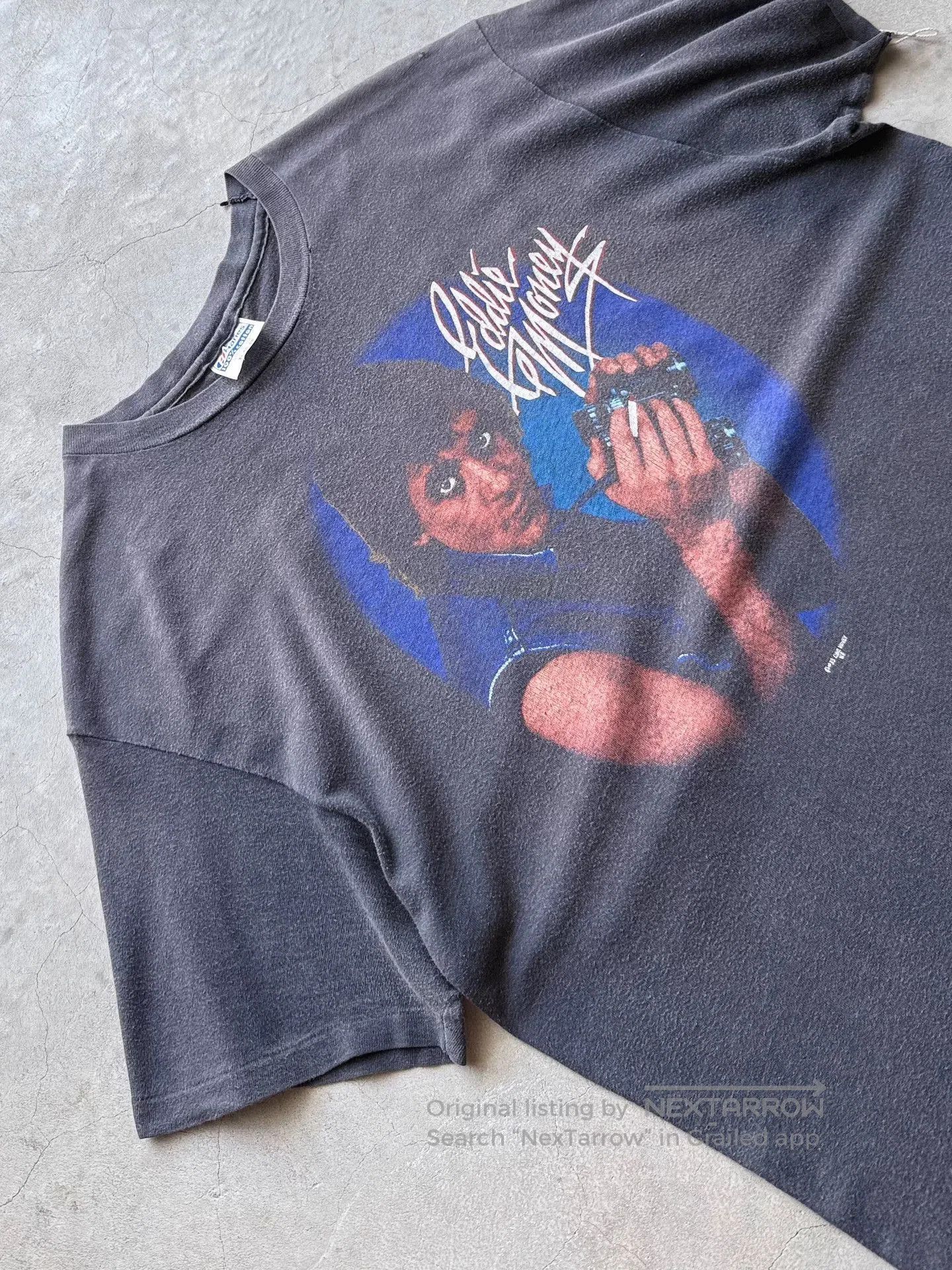 Vintage Vintage 80s Eddie Money Party Tour Tee. Size US XL / EU 56 / 4 - 4 Thumbnail