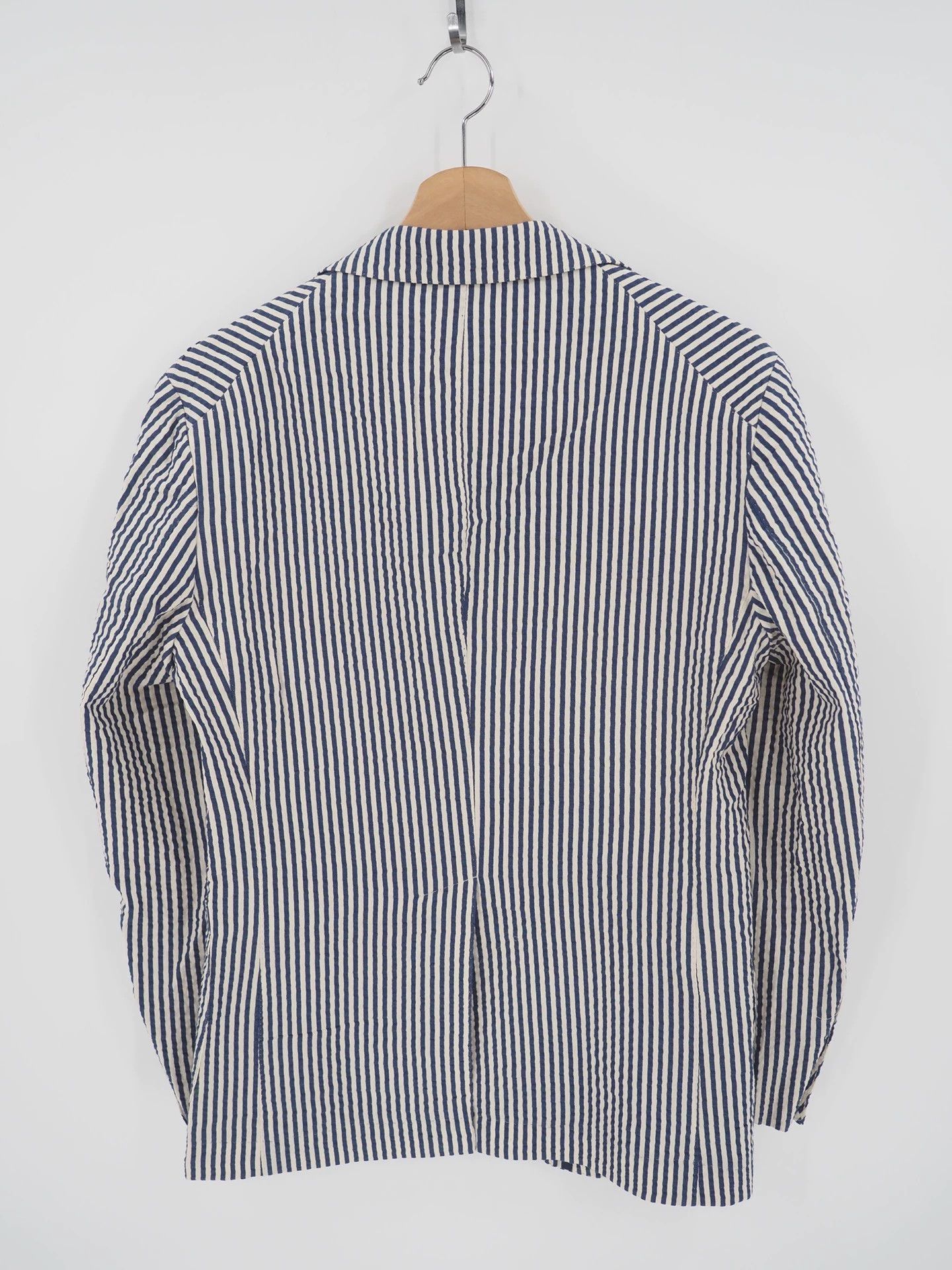 Tagliatore Tagliatore Blue and White Striped Casual Blazer Size XS / US 0-2 / IT 36-38 - 3 Thumbnail