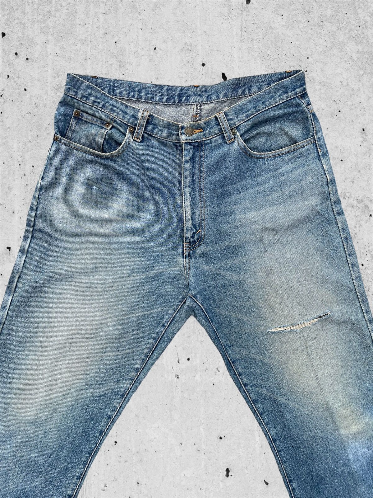 Vintage 🔥 Peizo J Distressed Denim Vintage 34🔥 Size US 34 / EU 50 - 3 Thumbnail