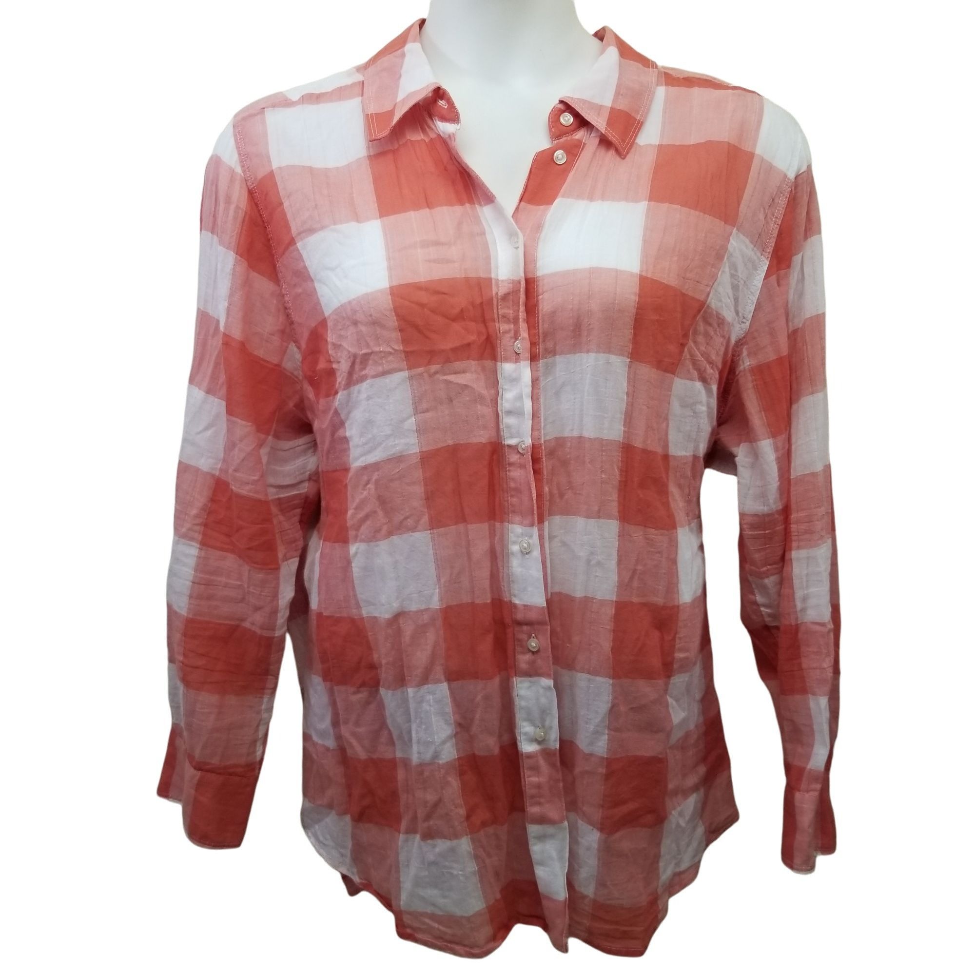 Other Lane Bryant 22 24 Plaid Check Blouse Lot Red Blue Black Pink Size 4XL / US 24-26 - 7 Thumbnail