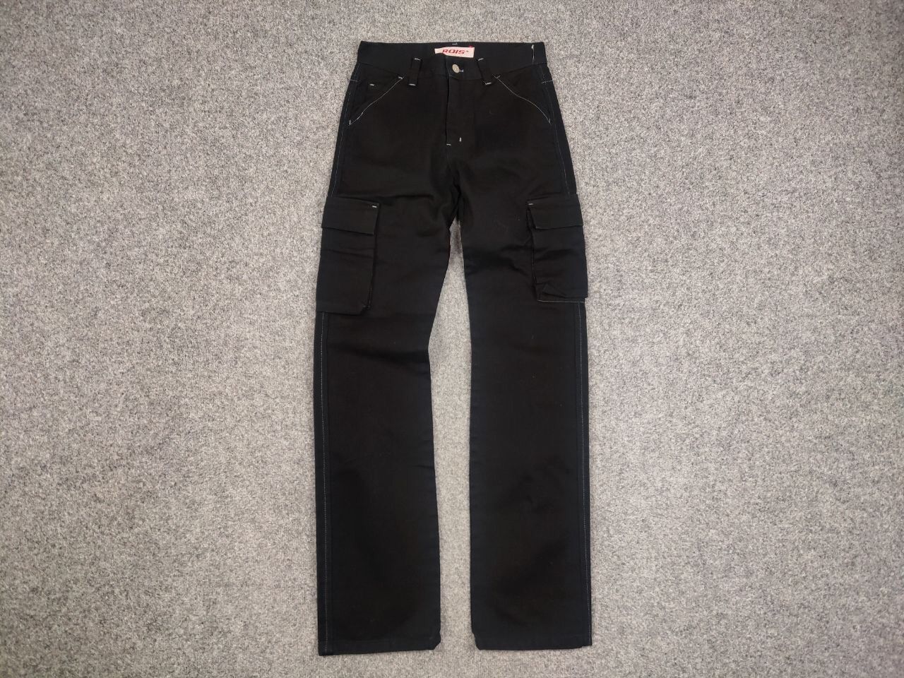 Japanese Brand Rois Sportswear Japan style Black Denim Cargo Pants Size US 30 / EU 46 - 7 Thumbnail