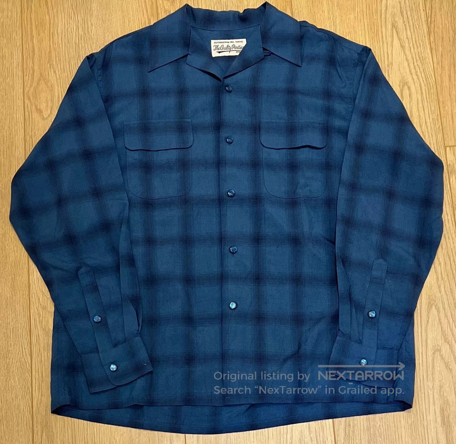 Wacko Maria WACKO MARIA 21FW Check Open Collar Shirt. Size US M / EU 48-50 / 2 - 1 Thumbnail