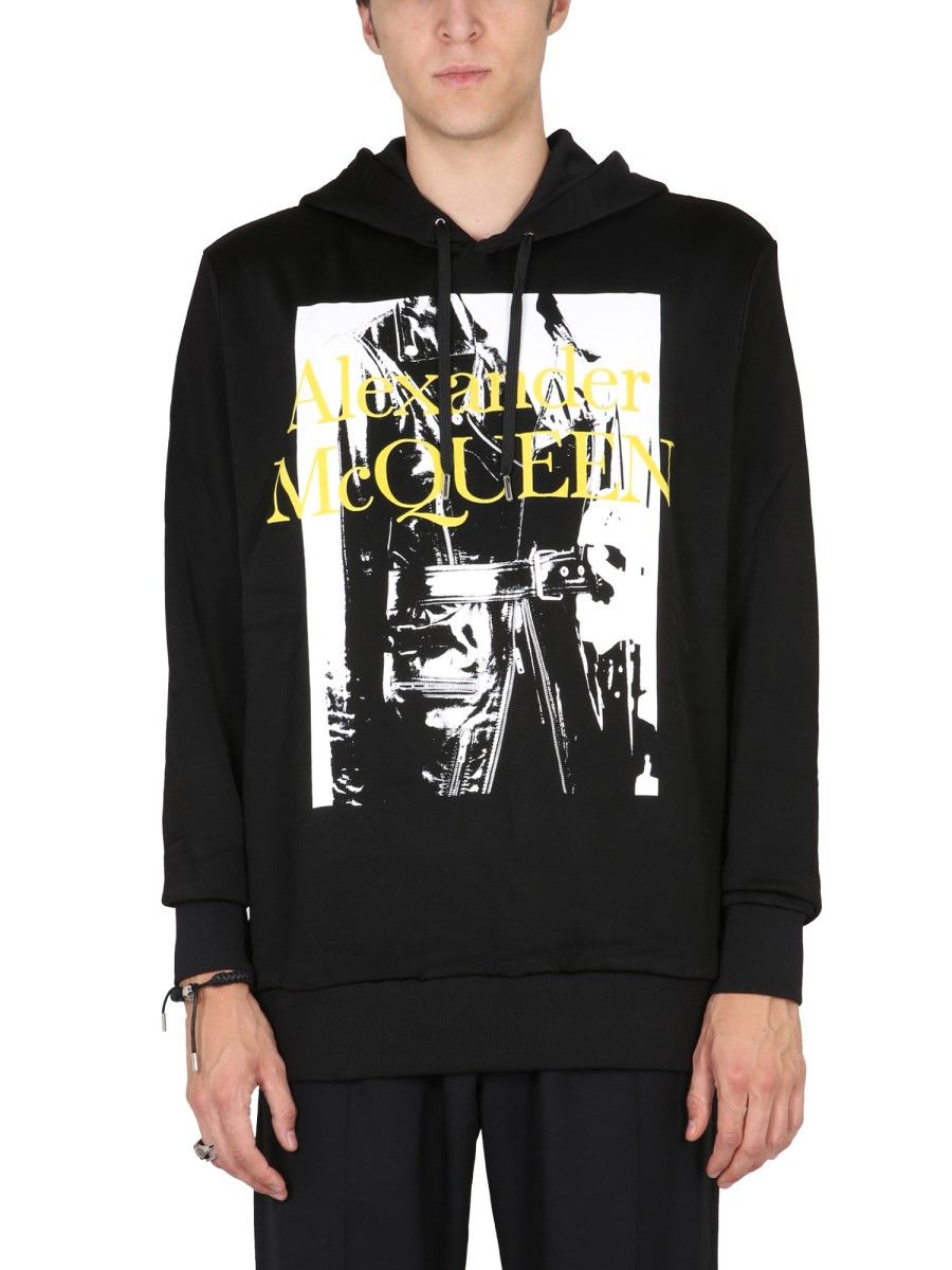 Alexander McQueen o1y1024 Hoodie in Black Size US L / EU 52-54 / 3 - 1 Thumbnail