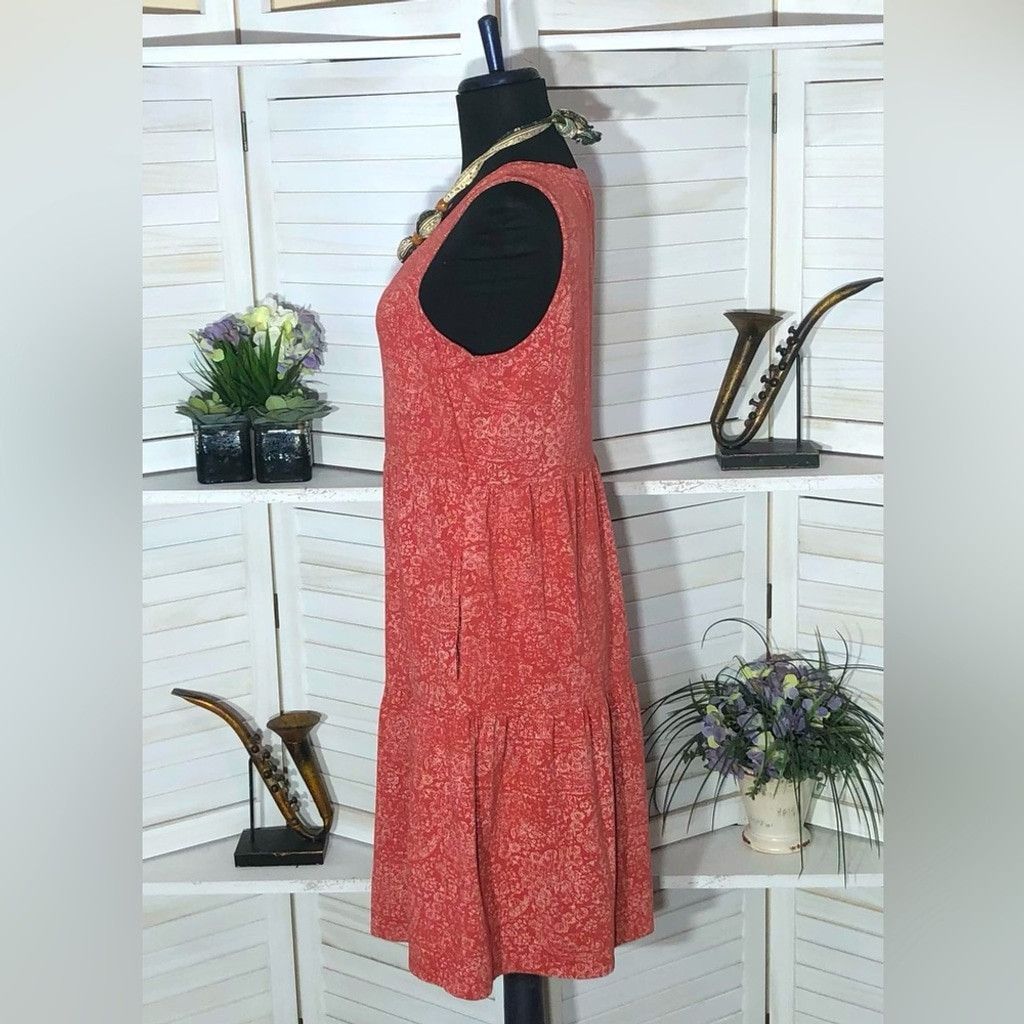 Frye Frye boho dress floral tiered cotton prairie peasant style M Size L / US 10 / IT 46 - 3 Thumbnail