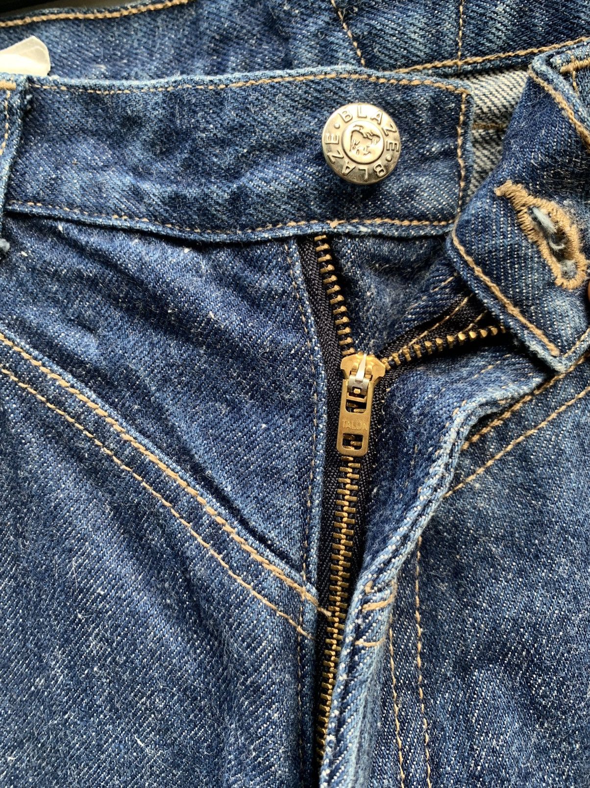 Blaze × Cowboy Equipment Vintage 80’s/90’s Blaze high rise cowboy style jeans pant Size 29" - 4 Thumbnail