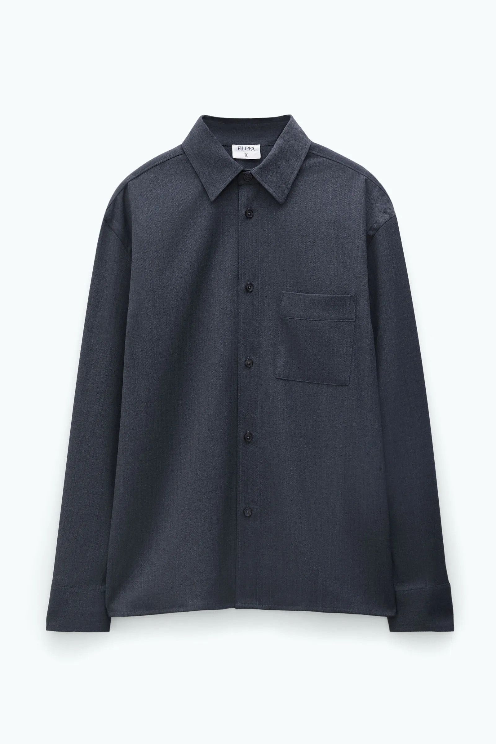 Filippa K Filippa K Wool Twill Shirt Shirt Size XS / US 0-2 / IT 36-38 - 1 Thumbnail