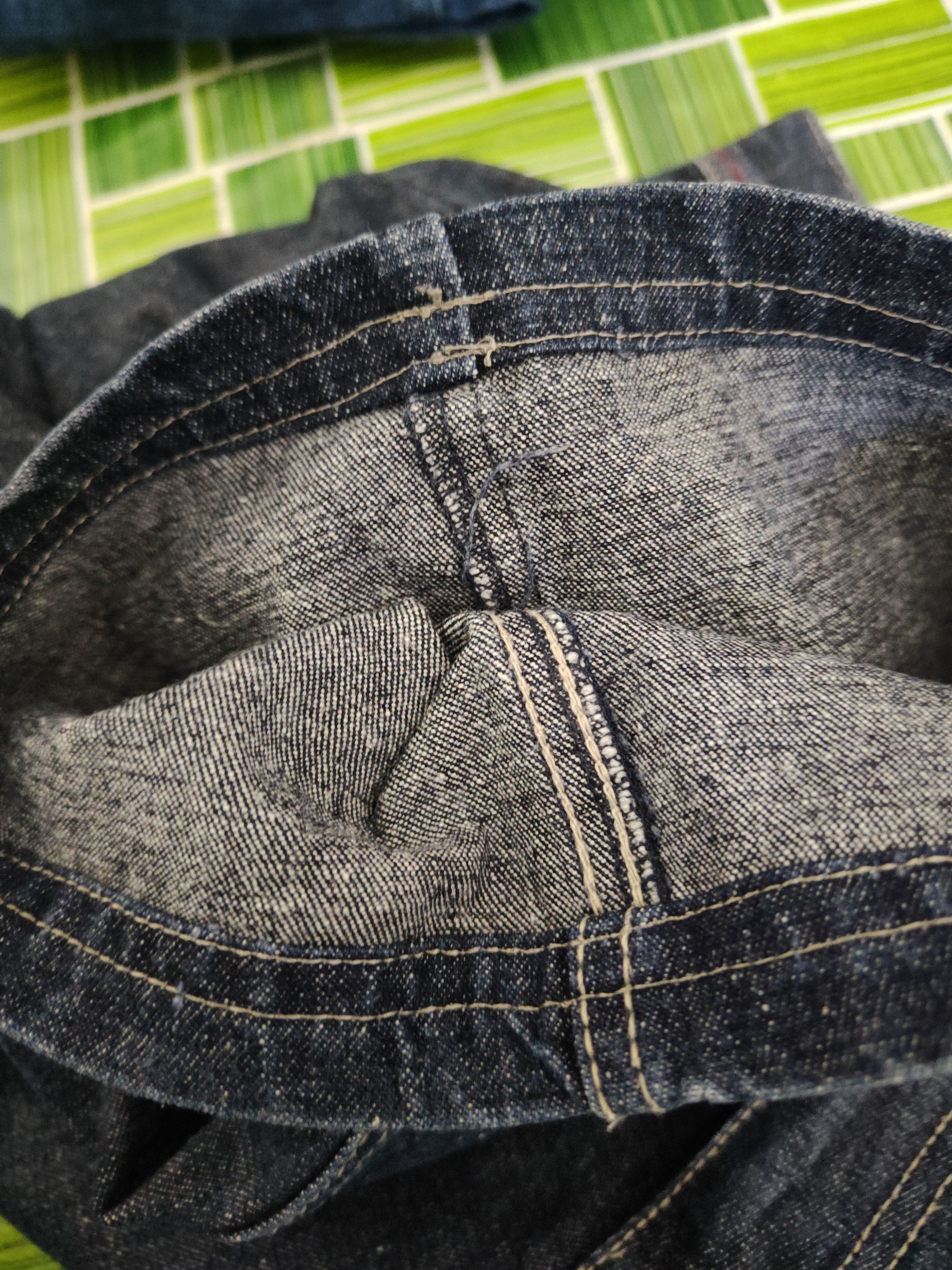 Japanese Brand DL Piko Dark Blue Distressed Ripped Jeans #2405 Size US 28 / EU 44 - 15 Thumbnail