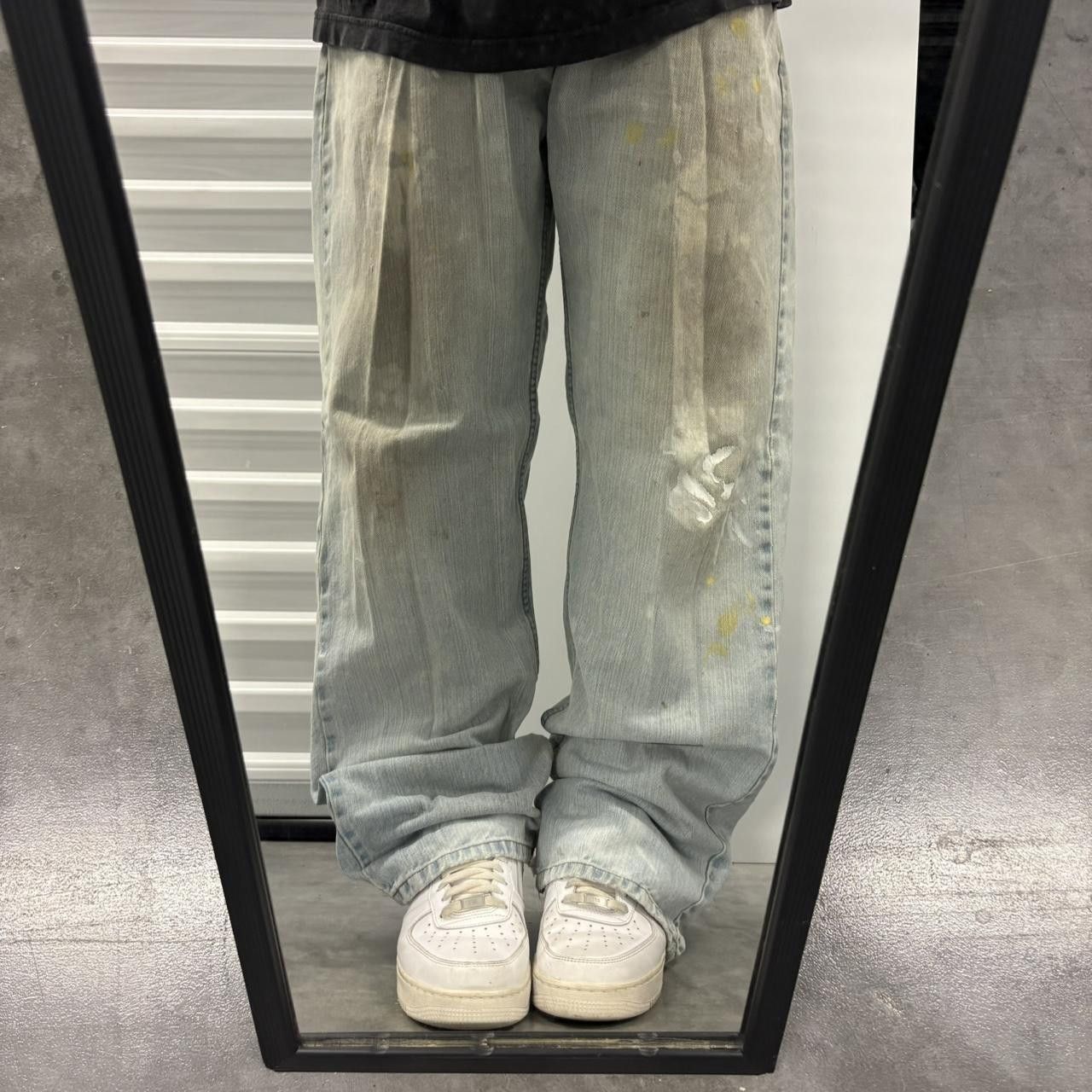 Vintage Crazy Vintage Y2K/2000s Super Baggy Wideleg Light Blue Wash Skater Grunge Style Denim Jeans! Size US 36 / EU 52 - 1 Thumbnail