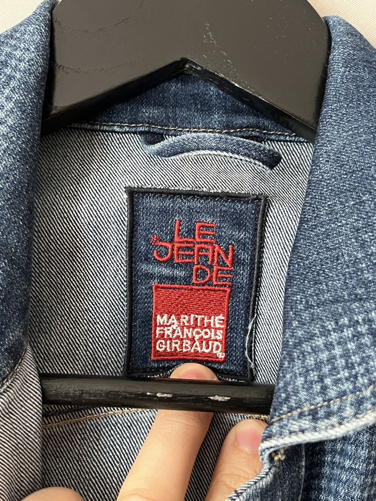 Marithe + Francois Girbaud Marithe Francois Girbaud Denim Trucker Jacket Size S / US 4 / IT 40 - 7 Thumbnail