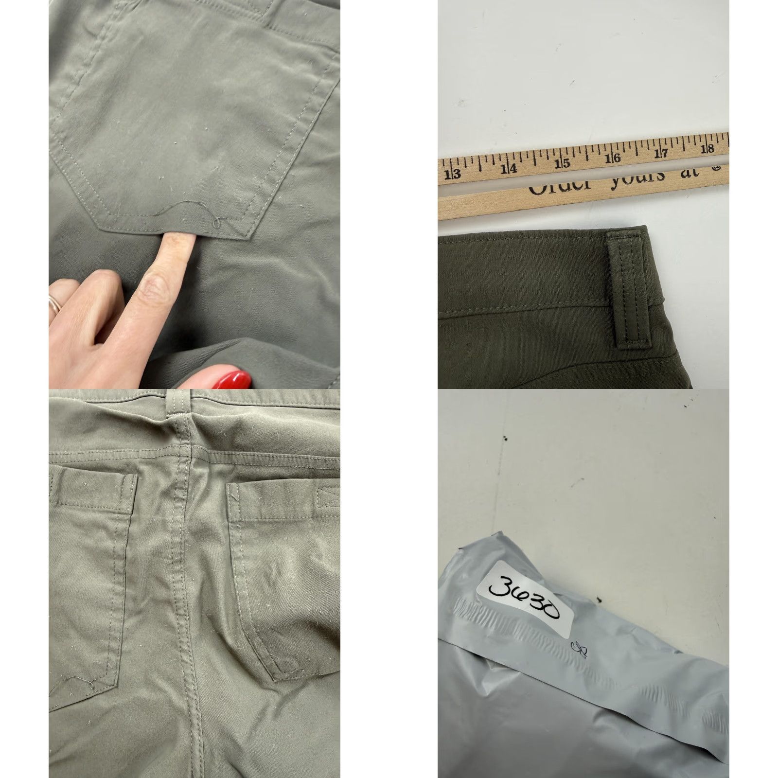 Eddie Bauer Eddie Bauer Mens Fleece Lined Tech Pant Pants 34x31 Green Zip Pocket Hiking Thermal Insulated Pockets Size US 34 / EU 50 - 9 Thumbnail
