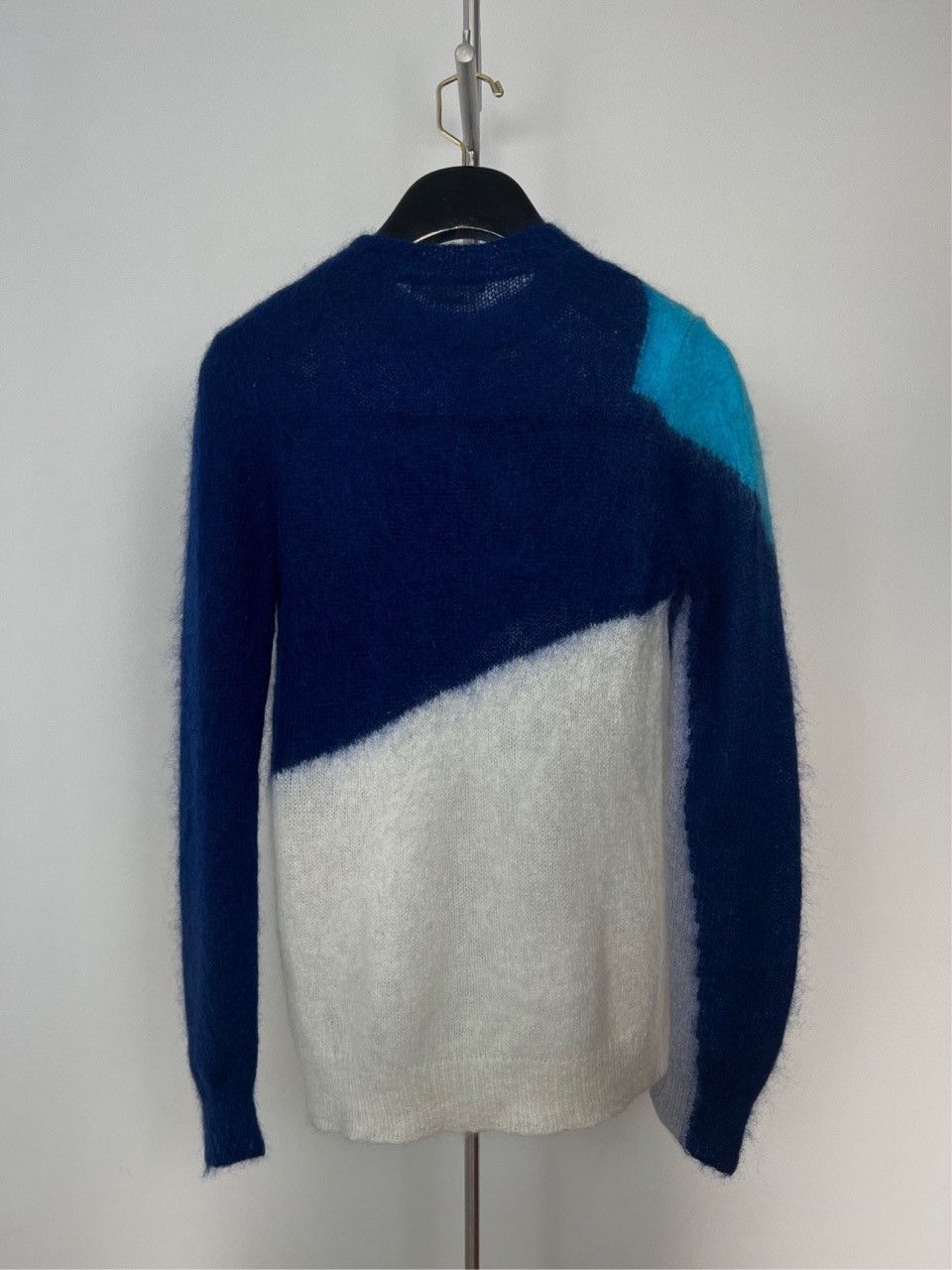 Alyx Alyx Blue & White Mohair Blend Sweater (S) Size S / US 4 / IT 40 - 4 Thumbnail