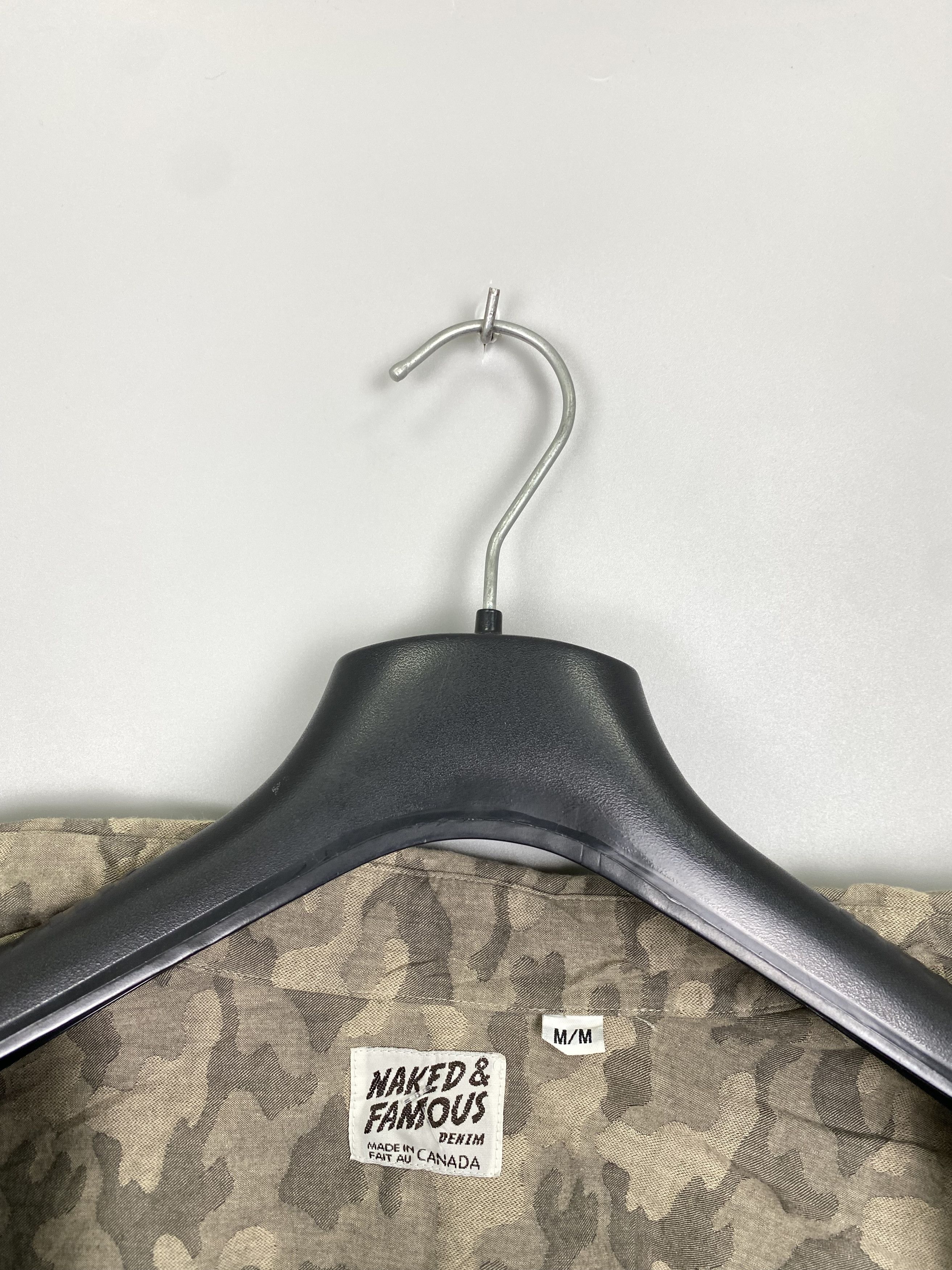 Naked & Famous Naked Famous Camo Button Up Overshirt Made in Canada Size US M / EU 48-50 / 2 - 5 Thumbnail