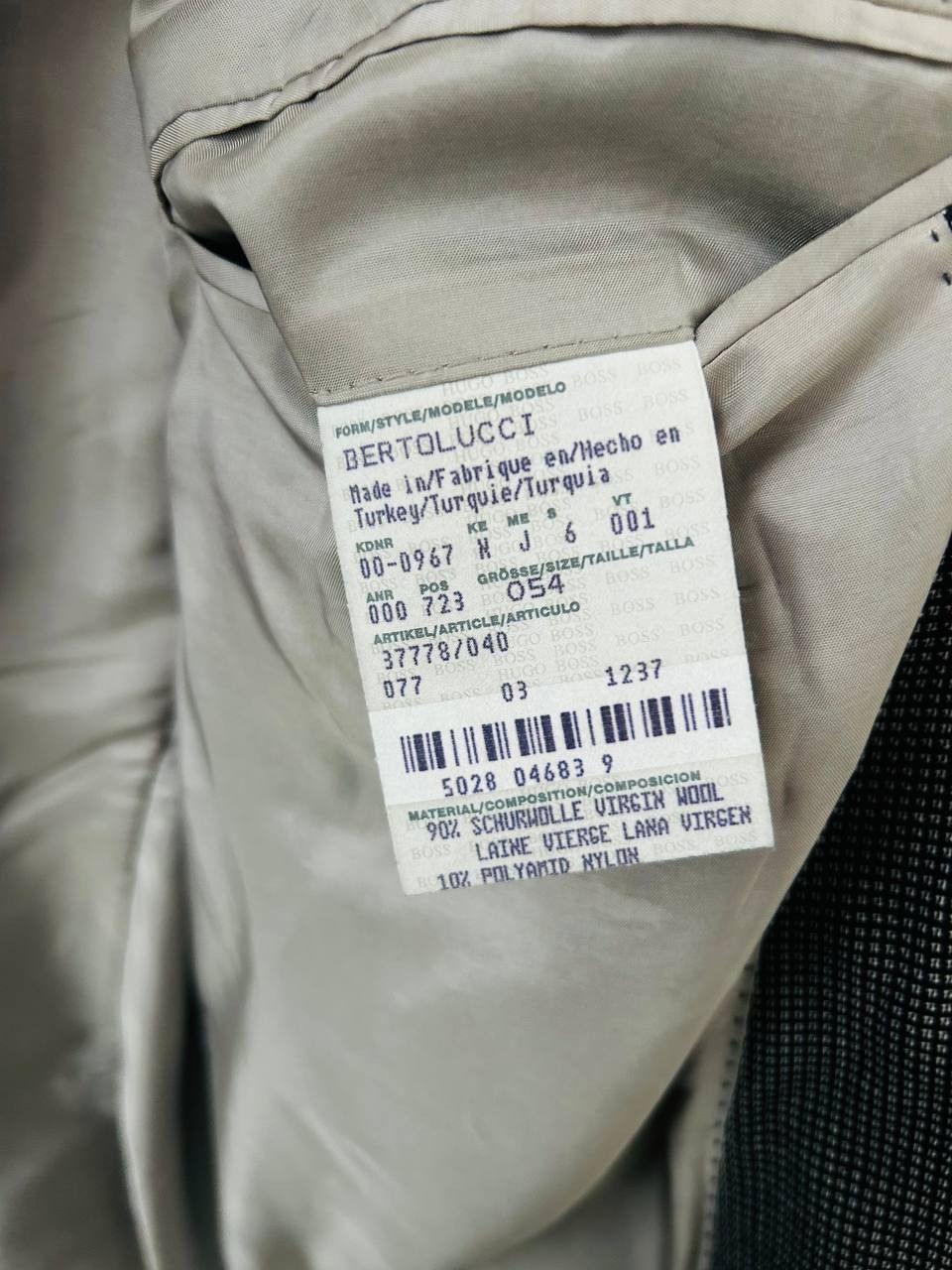 Hugo Boss Hugo Boss bertolucci blazer #1281 Size US L / EU 52-54 / 3 - 2 Thumbnail