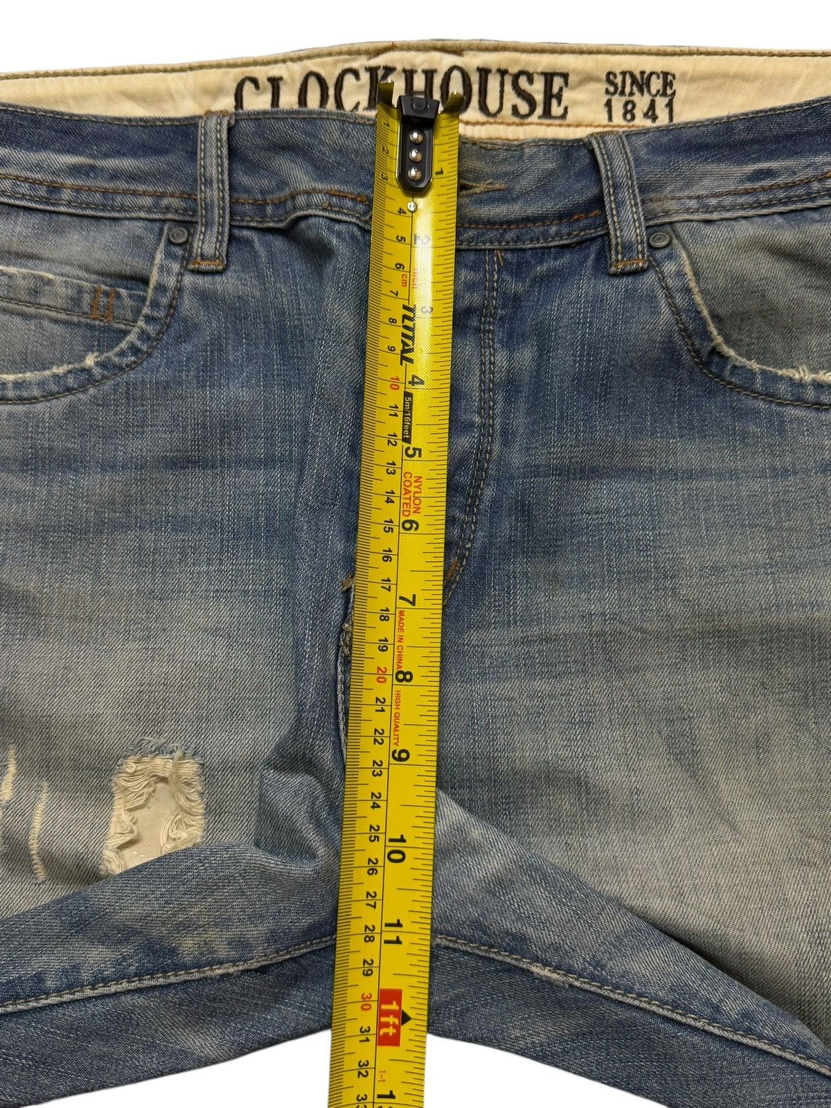Hysteric Glamour Vintage Y2K Japanese Brand Blue Faded Wash Distressed Jeans Size US 34 / EU 50 - 11 Thumbnail