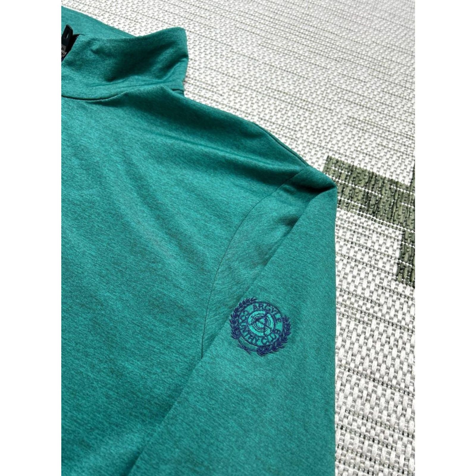 Ralph Lauren Ralph Lauren Tech Jersey Half Zip Sweatshirt Mens XL Green Argyle Country Club Shirt Size US XL / EU 56 / 4 - 4 Thumbnail