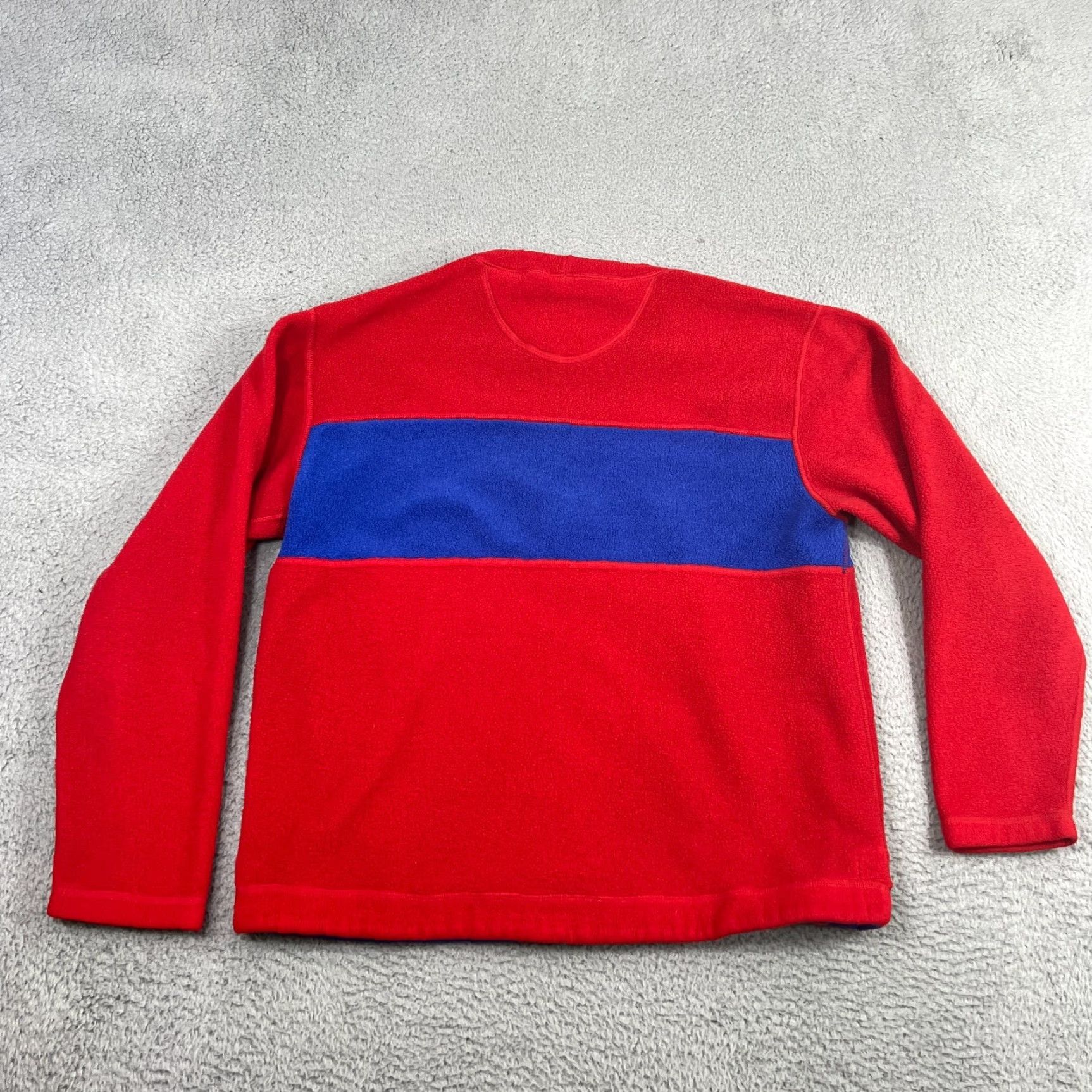 Timberland VINTAGE Timberland Fleece Sweater Mens M Red Crewneck 90s Outdoor Retro Size US M / EU 48-50 / 2 - 7 Thumbnail