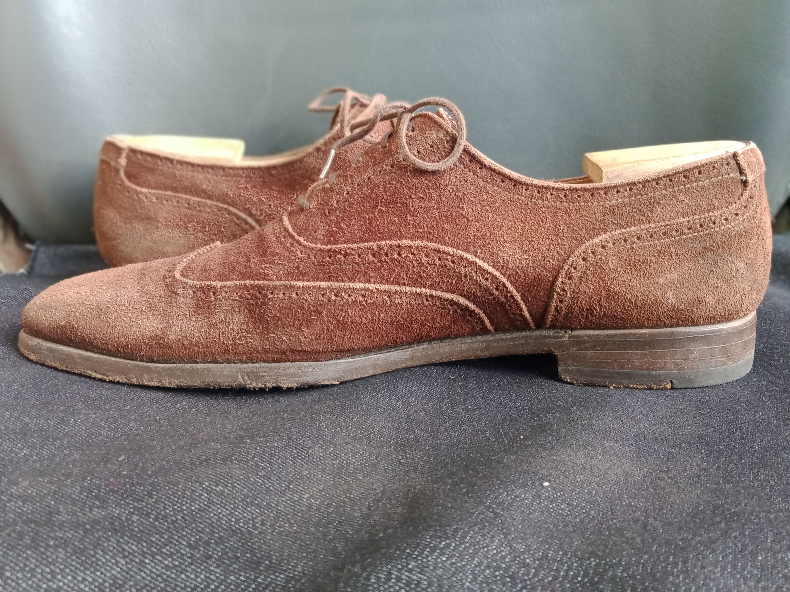 Crockett & Jones Drummond 5056 Wingtip Full Brogue Size 7½ D in Brown, Men's (Size 8.5) — image 5 of 6