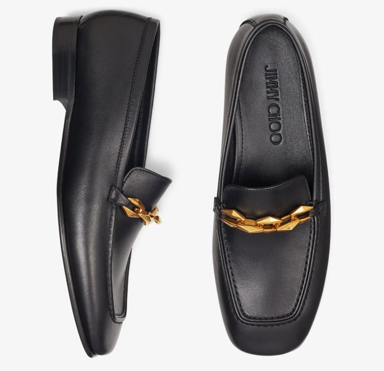 Jimmy Choo Jimmy Choo Diamond Tilda Loafers Size US 7.5 / IT 37.5 - 3 Thumbnail