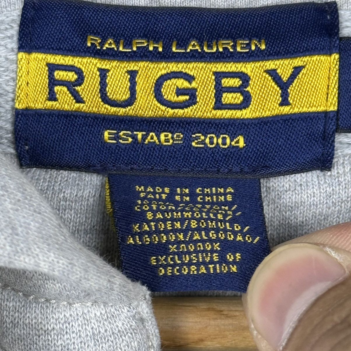 Polo Ralph Lauren Ralph Lauren Rugby Zipper Hoodie Size US L / EU 52-54 / 3 - 3 Thumbnail