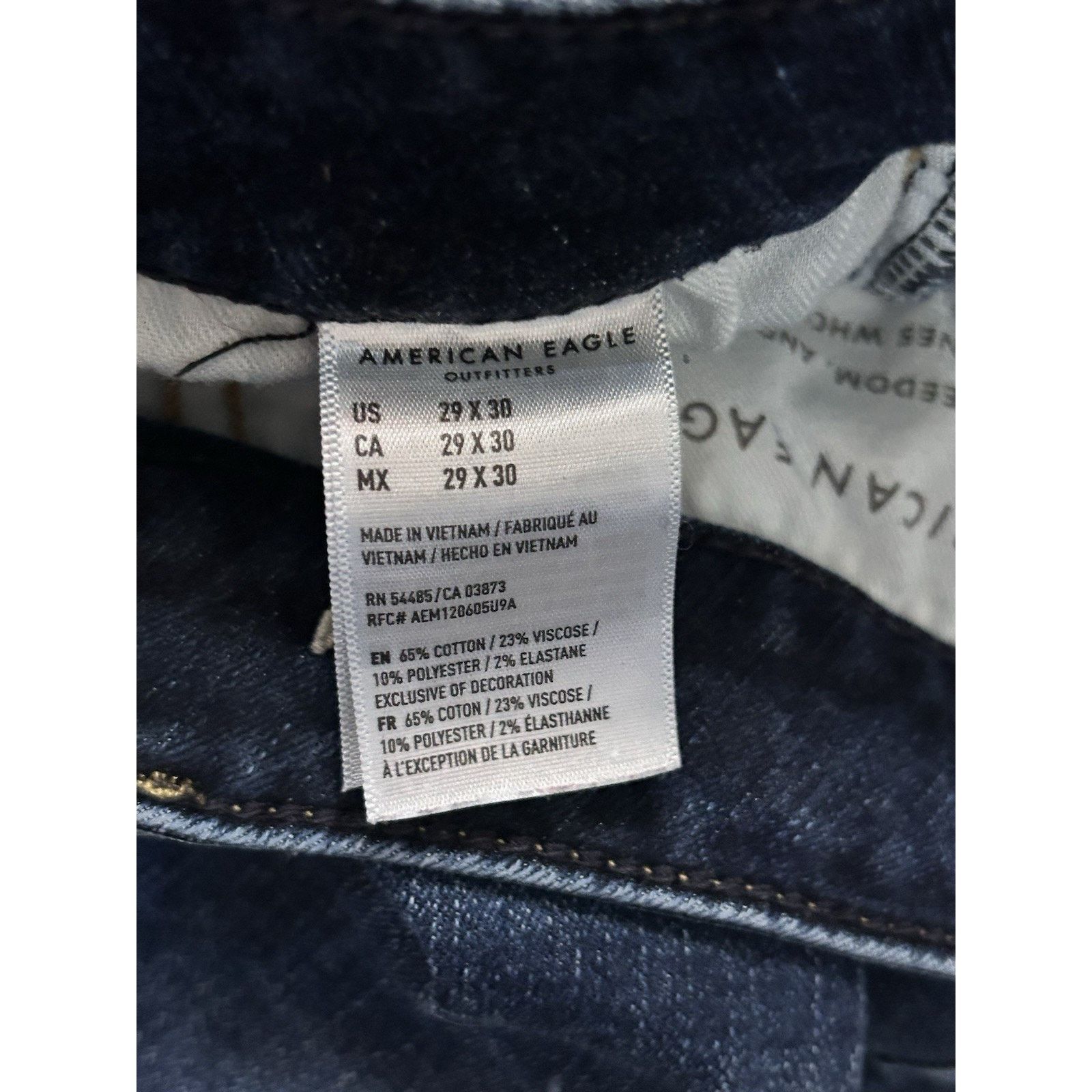 American Eagle Outfitters American Eagle Jeans Mn 29x30 Next Lvl Airflex Slim Skny Leg Size US 29 - 5 Thumbnail