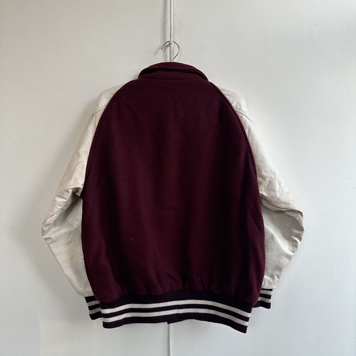 Vintage Authentic Vintage 80s Maverick USA M Leather Varsity Jacket Size US L / EU 52-54 / 3 - 15 Thumbnail