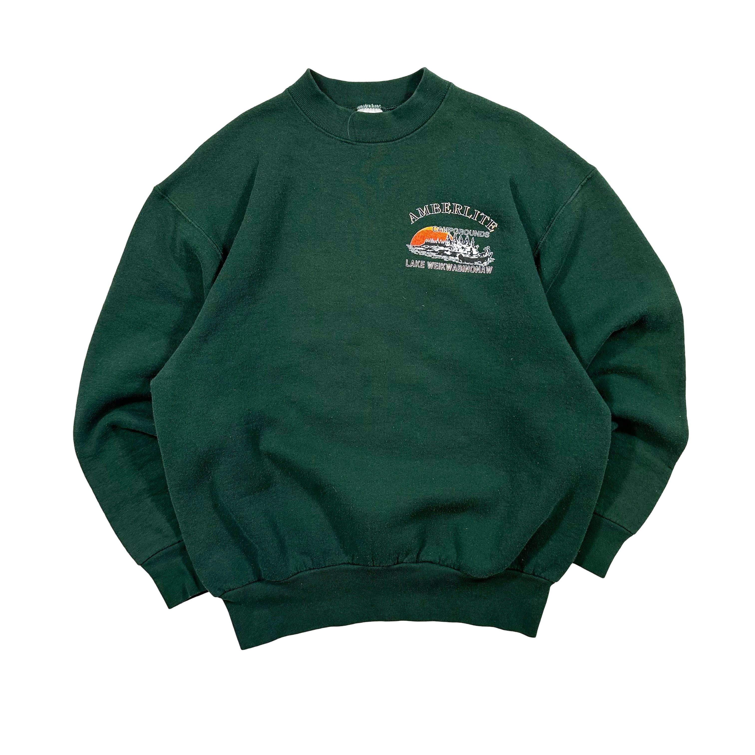 Vintage Vintage 90s Amberlite Campgrounds Big Print Graphic Sweater Size US XL / EU 56 / 4 - 1 Thumbnail