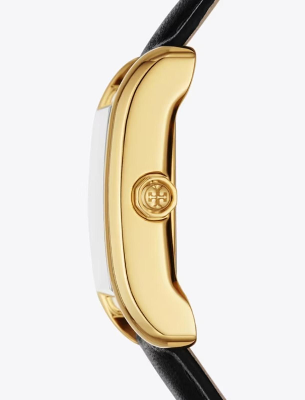 Other Tory Burch Eleanor Womens Gold Watch, White DialDoubleTClasp Size ONE SIZE - 2 Thumbnail