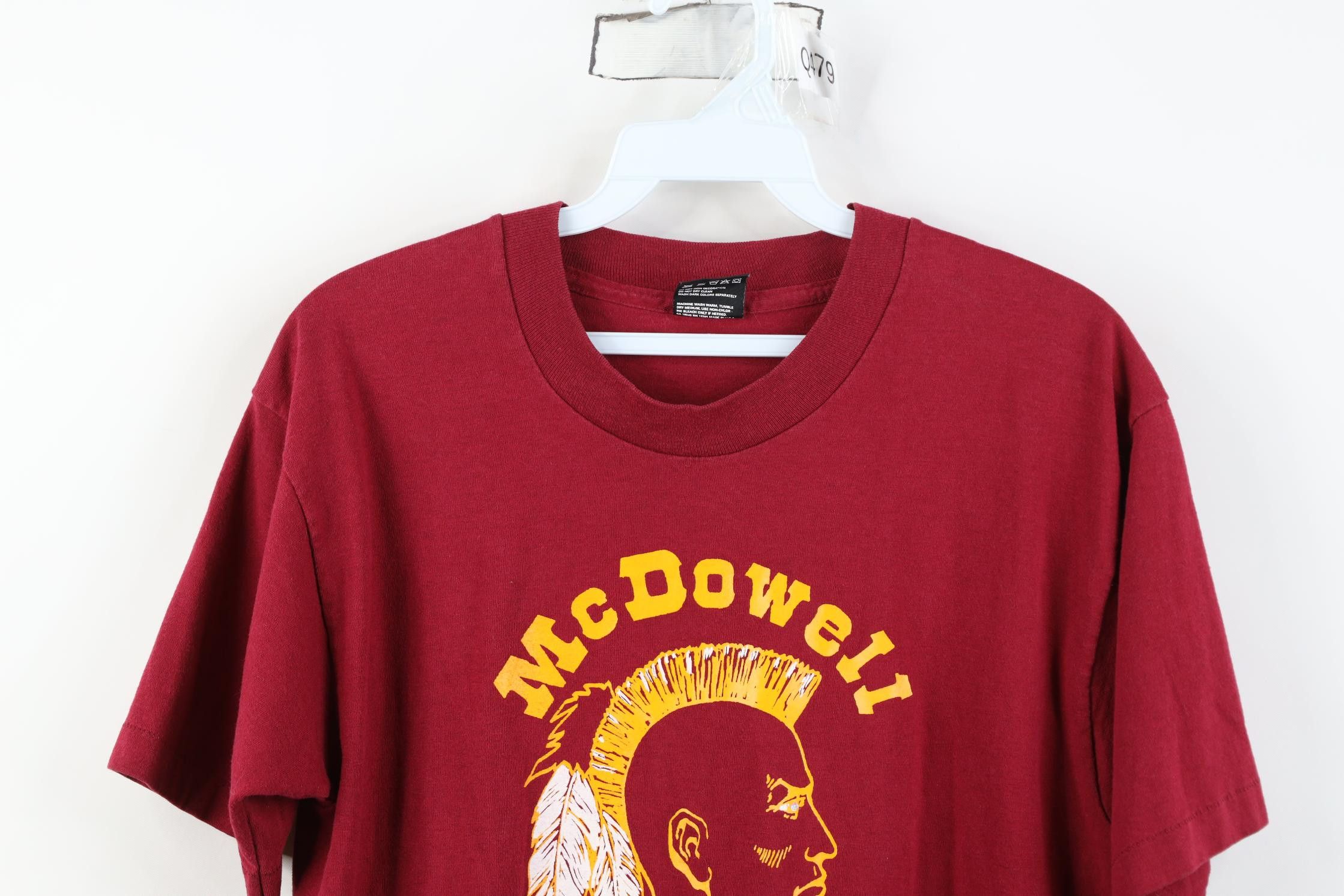 Vintage Vintage 90s Streetwear Mohawks Feather Head T-Shirt USA Size US M / EU 48-50 / 2 - 2 Thumbnail