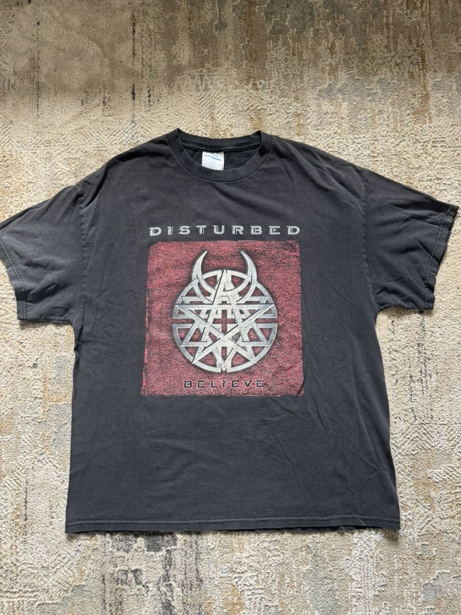 Band Tees Vintage Y2K Disturbed Believe Tshirt Size US XL / EU 56 / 4 - 1 Thumbnail