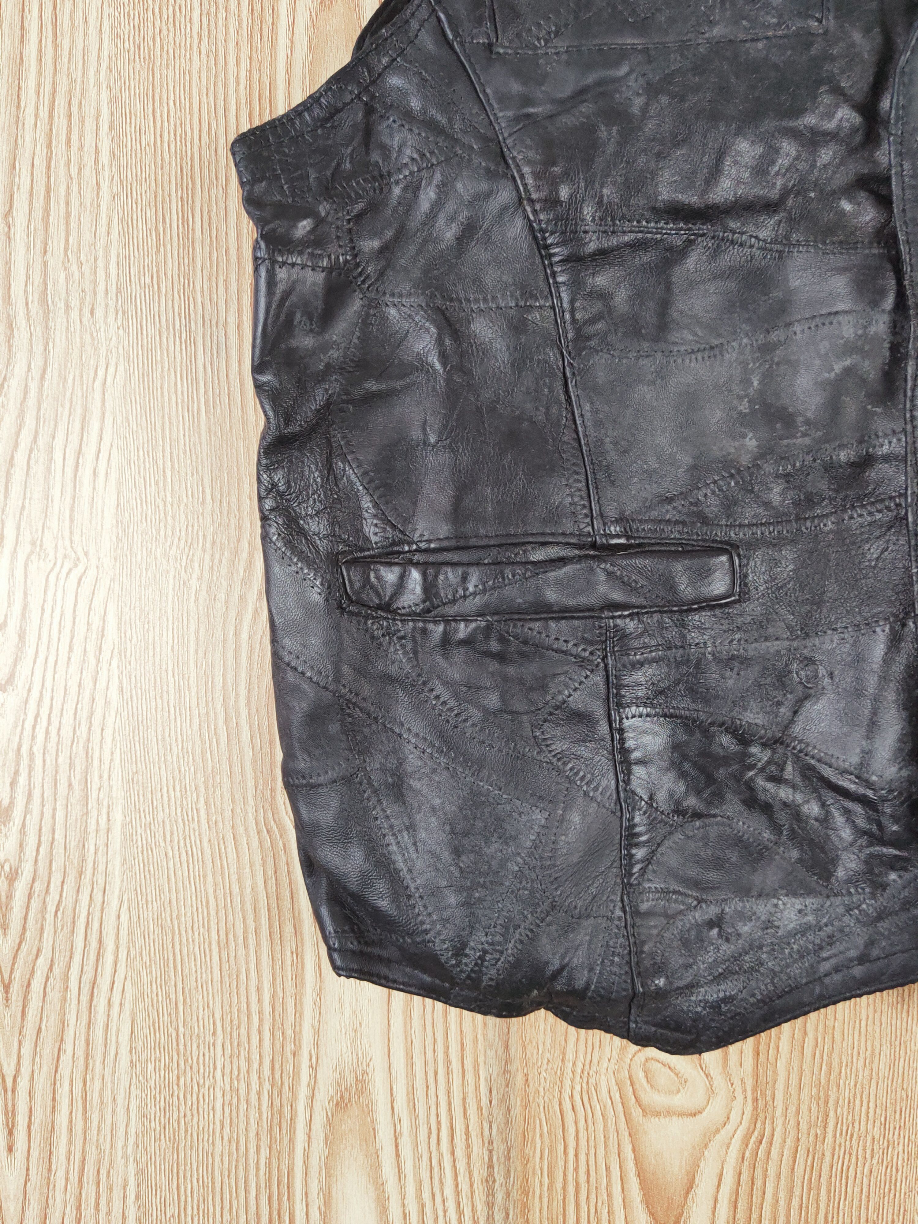 Japanese Brand Japanese Brand vintage Black Leather Vests #W179 Size US M / EU 48-50 / 2 - 3 Thumbnail