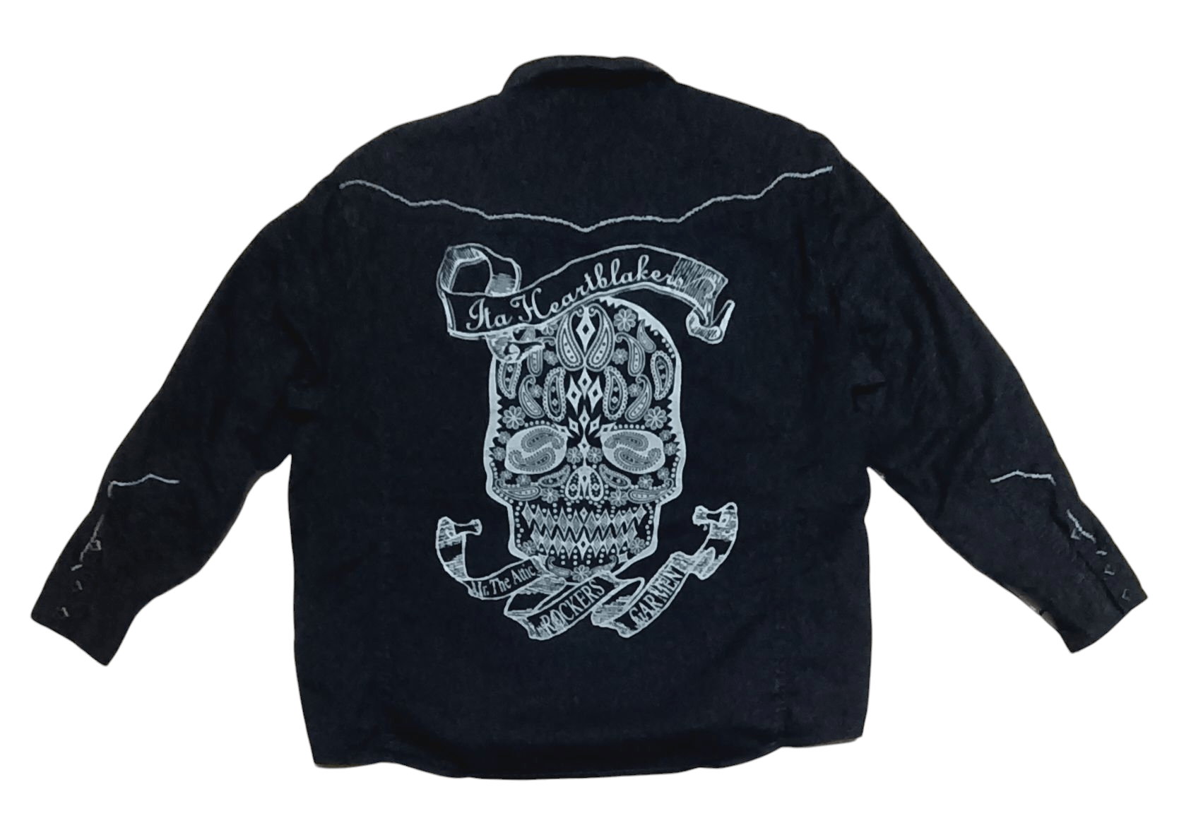 In The Attic IN THE ATTIC SKULL EMBROIDERED WESTERNER JACKET Size US XXL / EU 58 / 5 - 7 Thumbnail