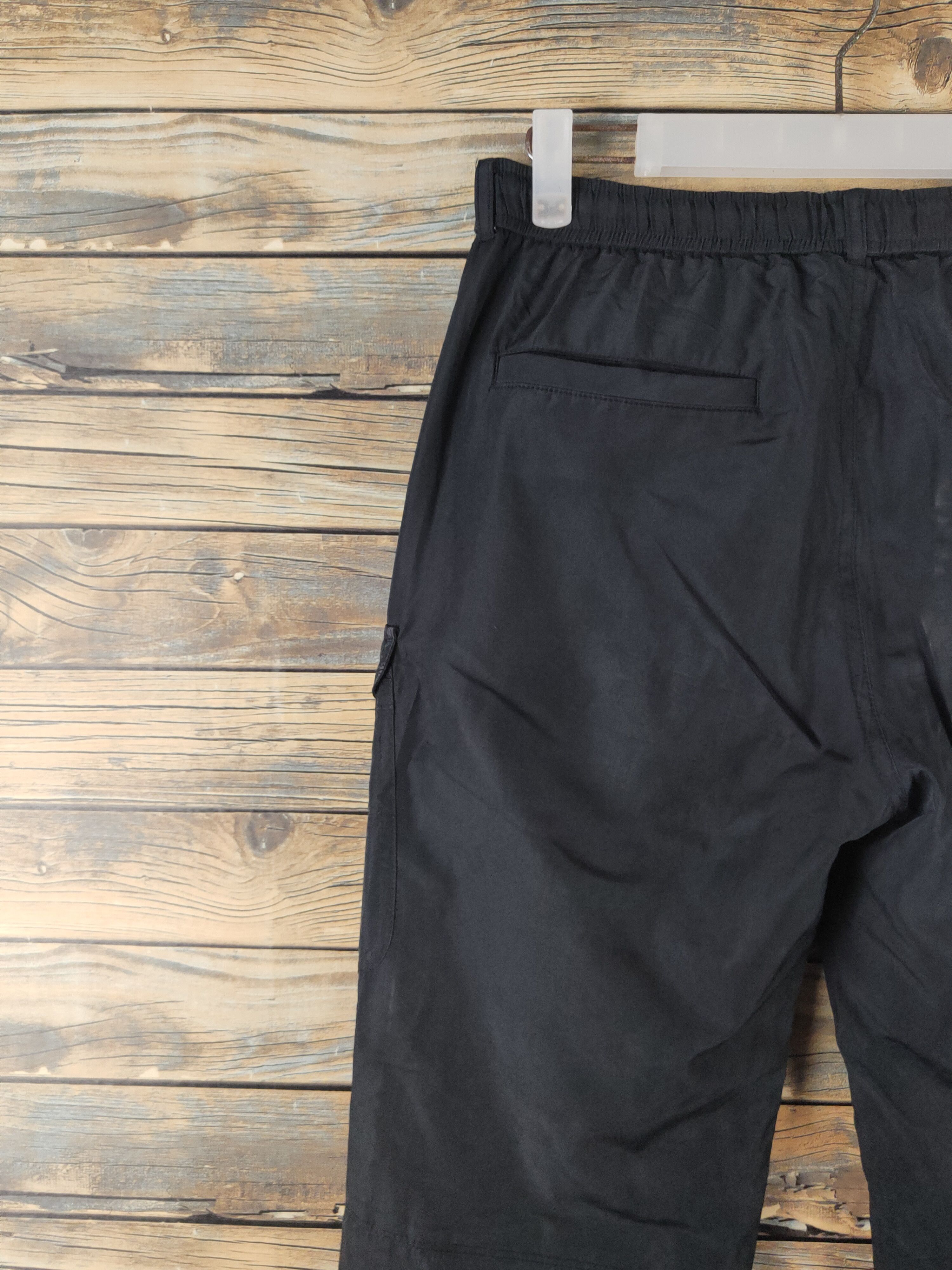 Japanese Brand DL Uniqlo Black Multipocket Sweatpants #2673 Size US 30 / EU 46 - 8 Thumbnail